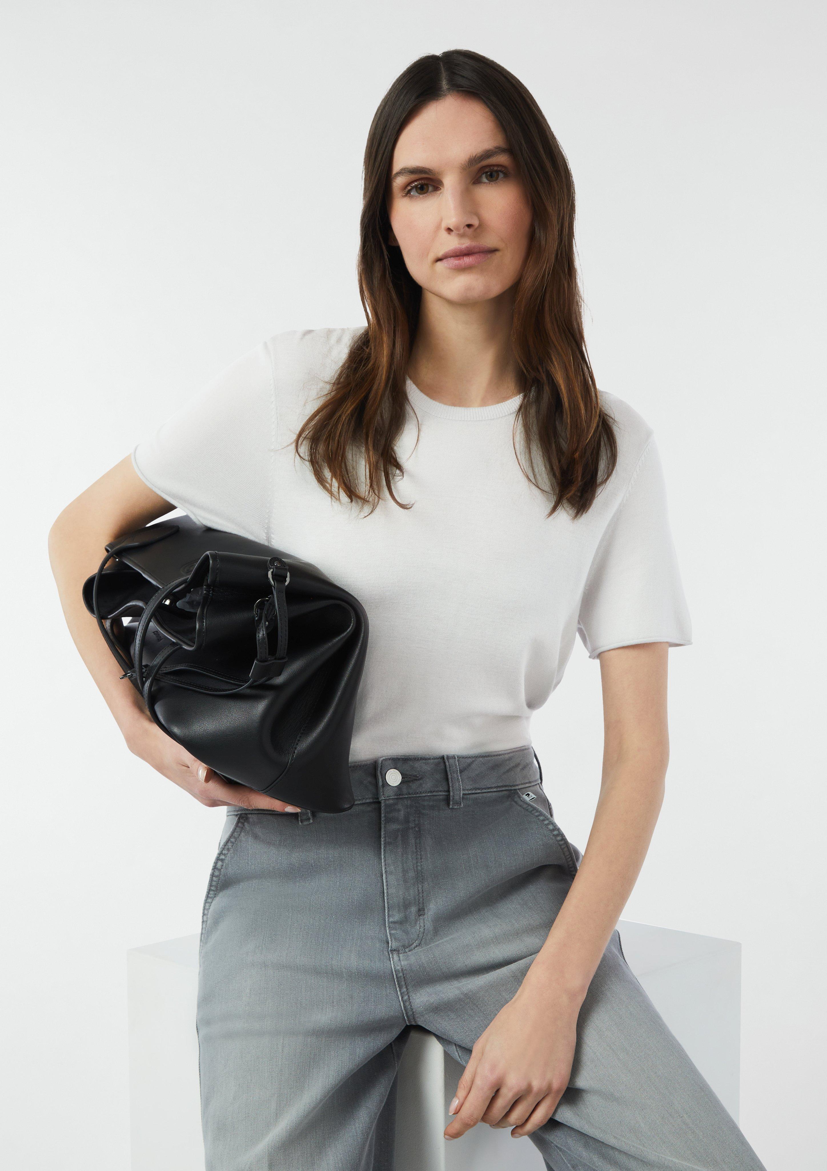 Knitted pullover in 9009 & 4014