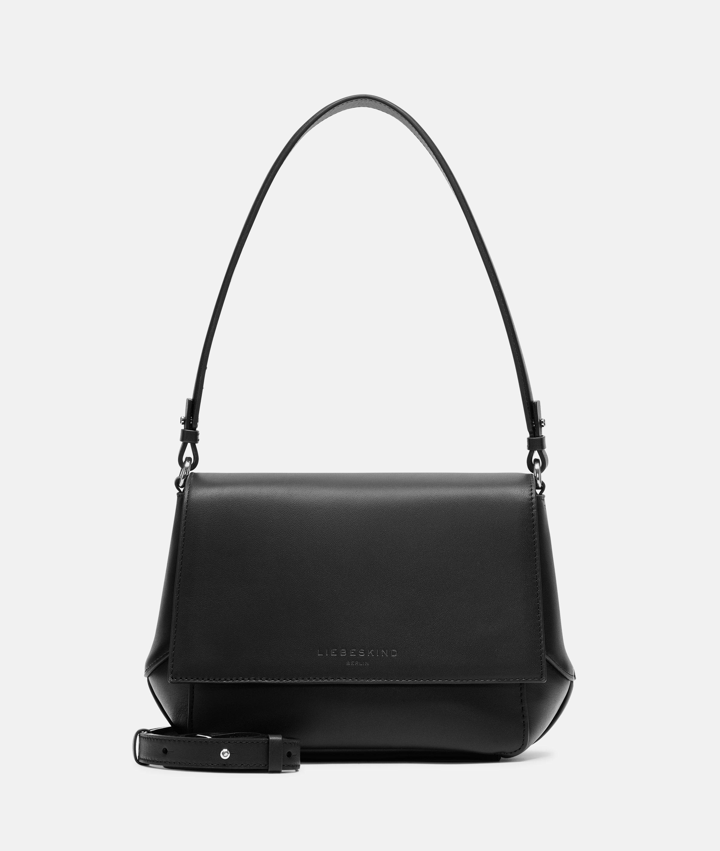 Liebeskind Berlin - Crossbody-Bag aus edlem Leder -  schwarz