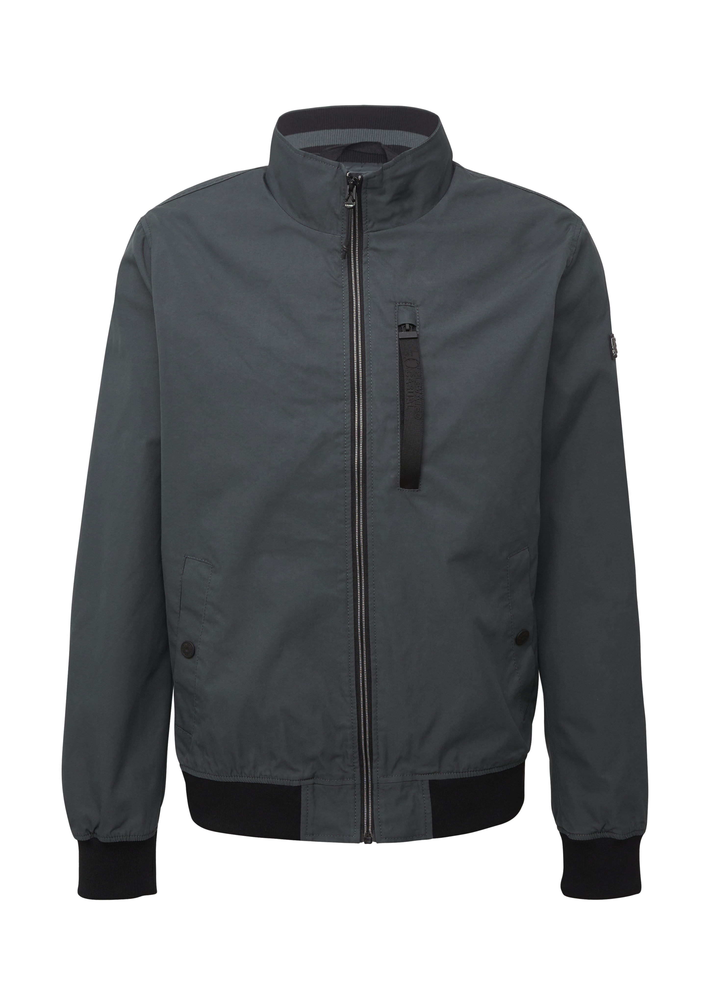Outdoor-Jacke mit Stehkragen und Kontrast-Details