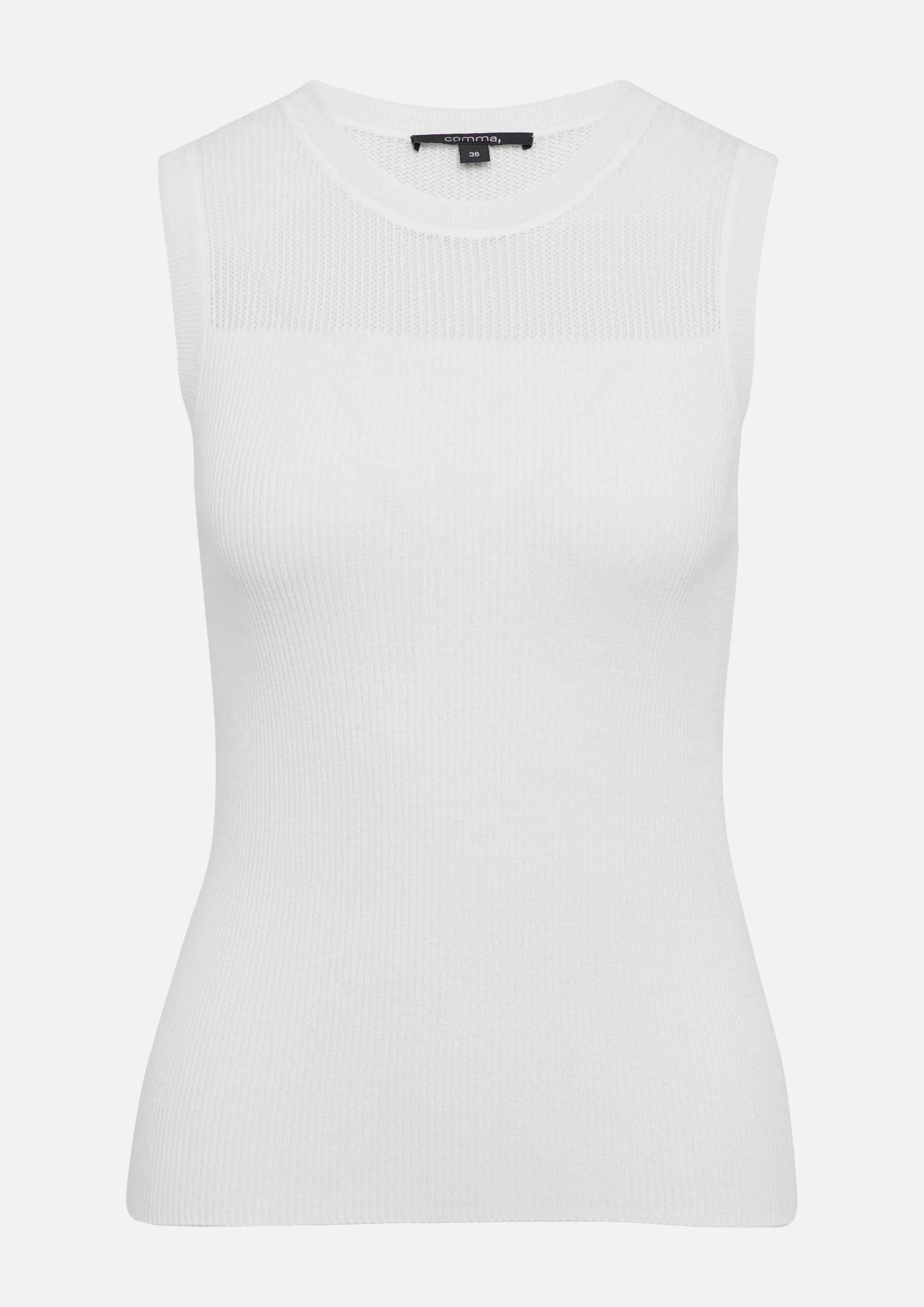 lumignon Classic summer knit sleeve ホワイト Classic Knit Jumper White – Rhythm EU