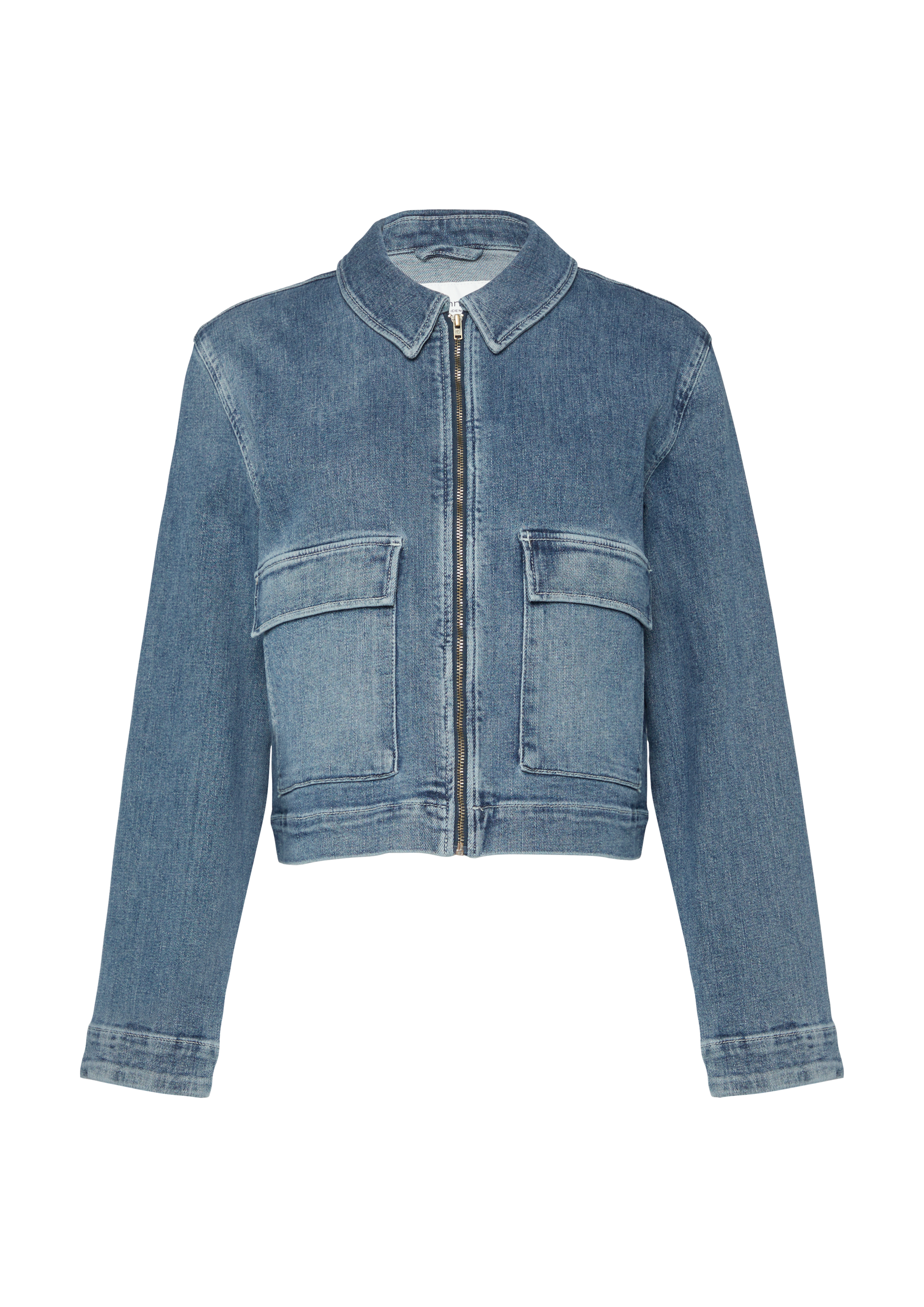 Denim jacket in boxy fit - Blue | SCAYLE