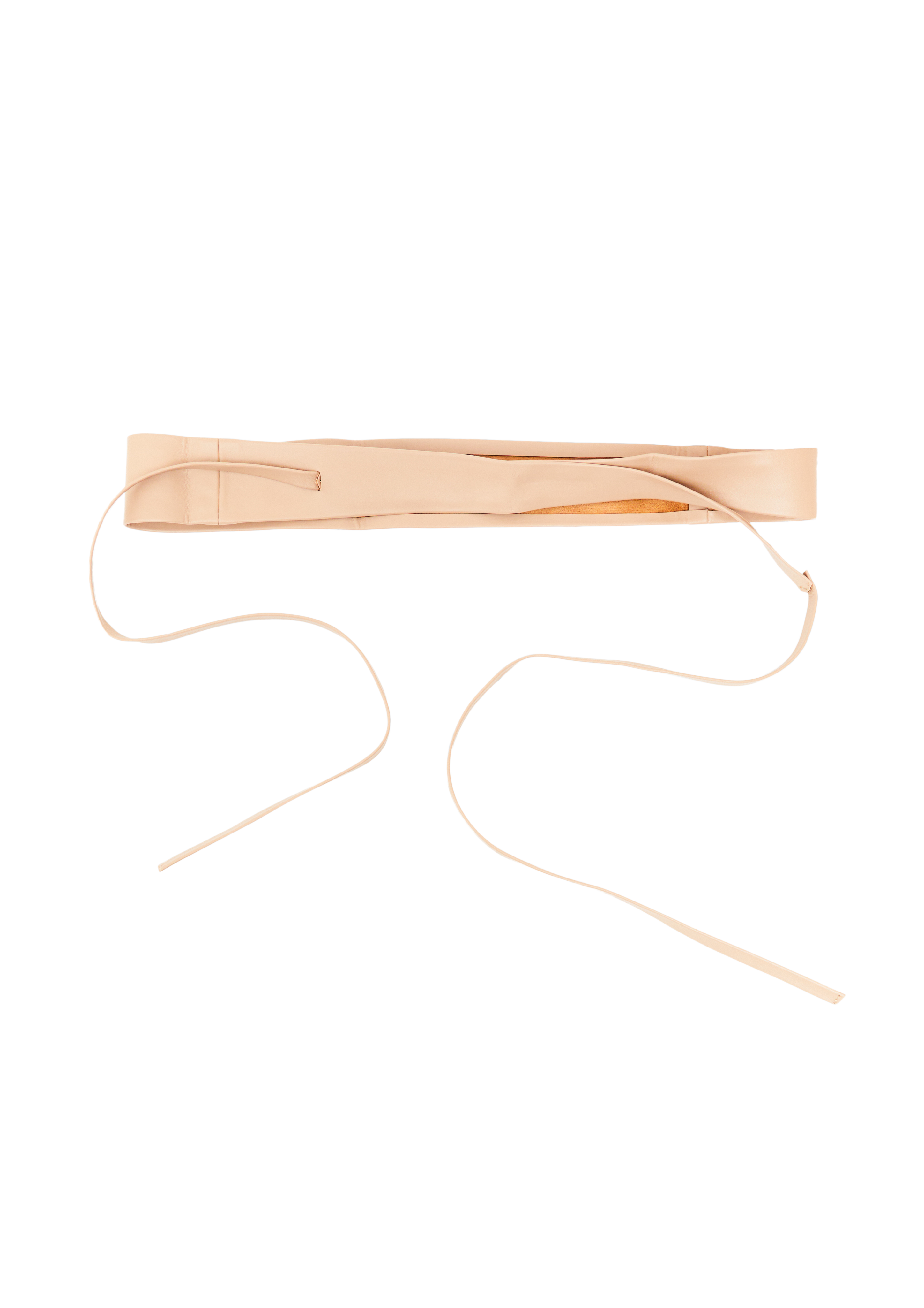 s.Oliver - Gürtel aus Lederimitat mit Bindeband, Damen, braun