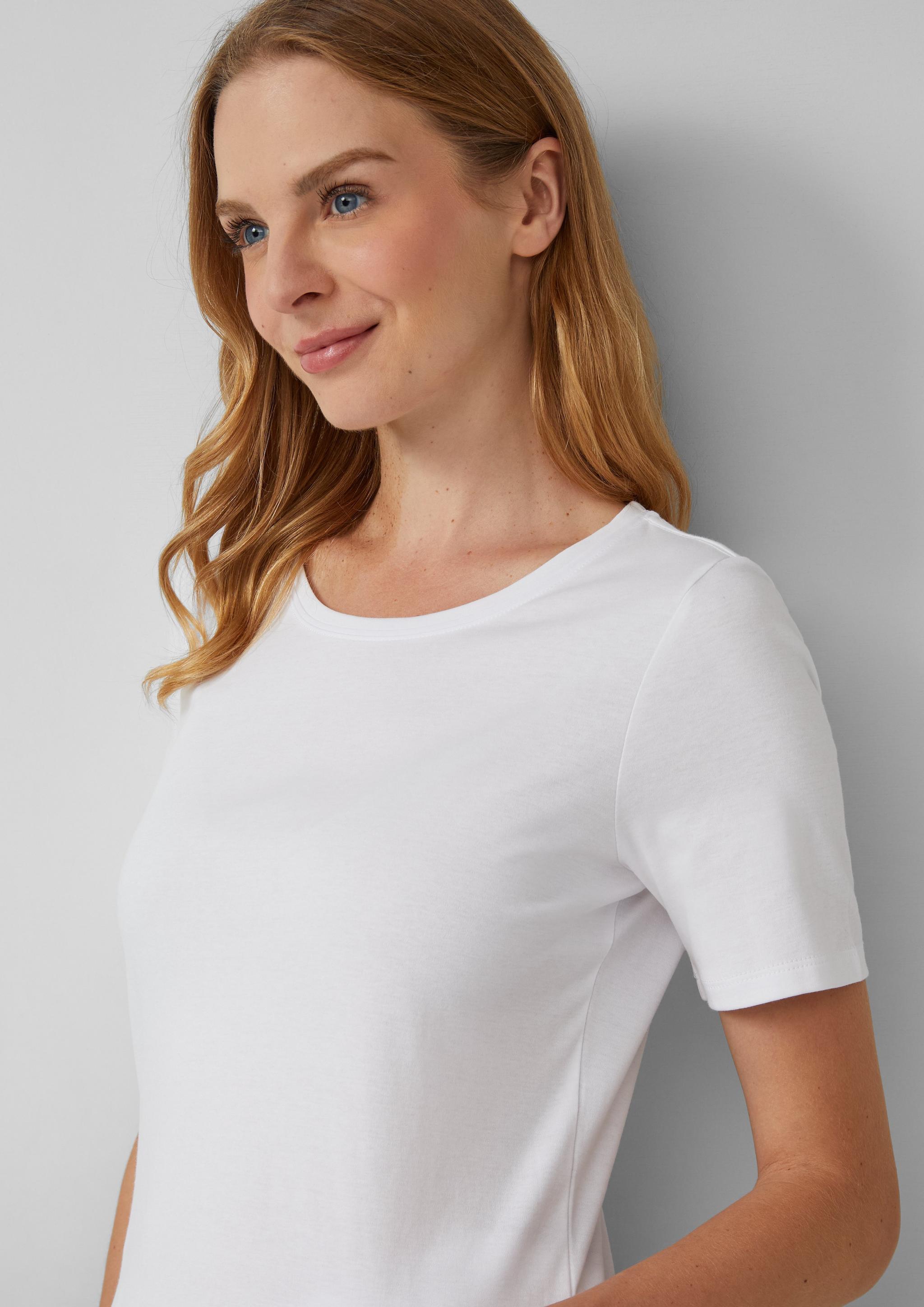 Femmes T-shirt en blanc de s.Oliver