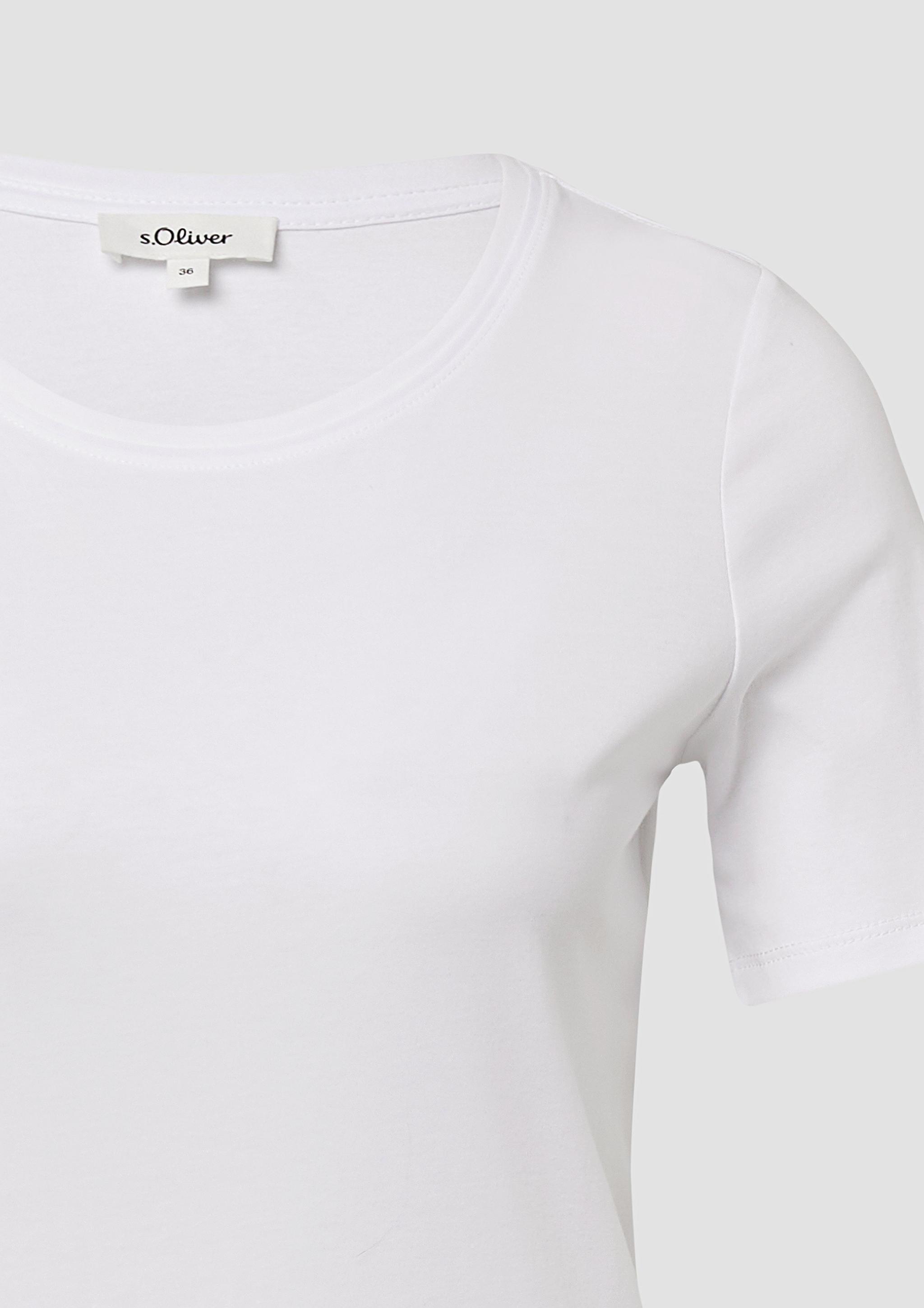 Femmes T-shirt en blanc de s.Oliver