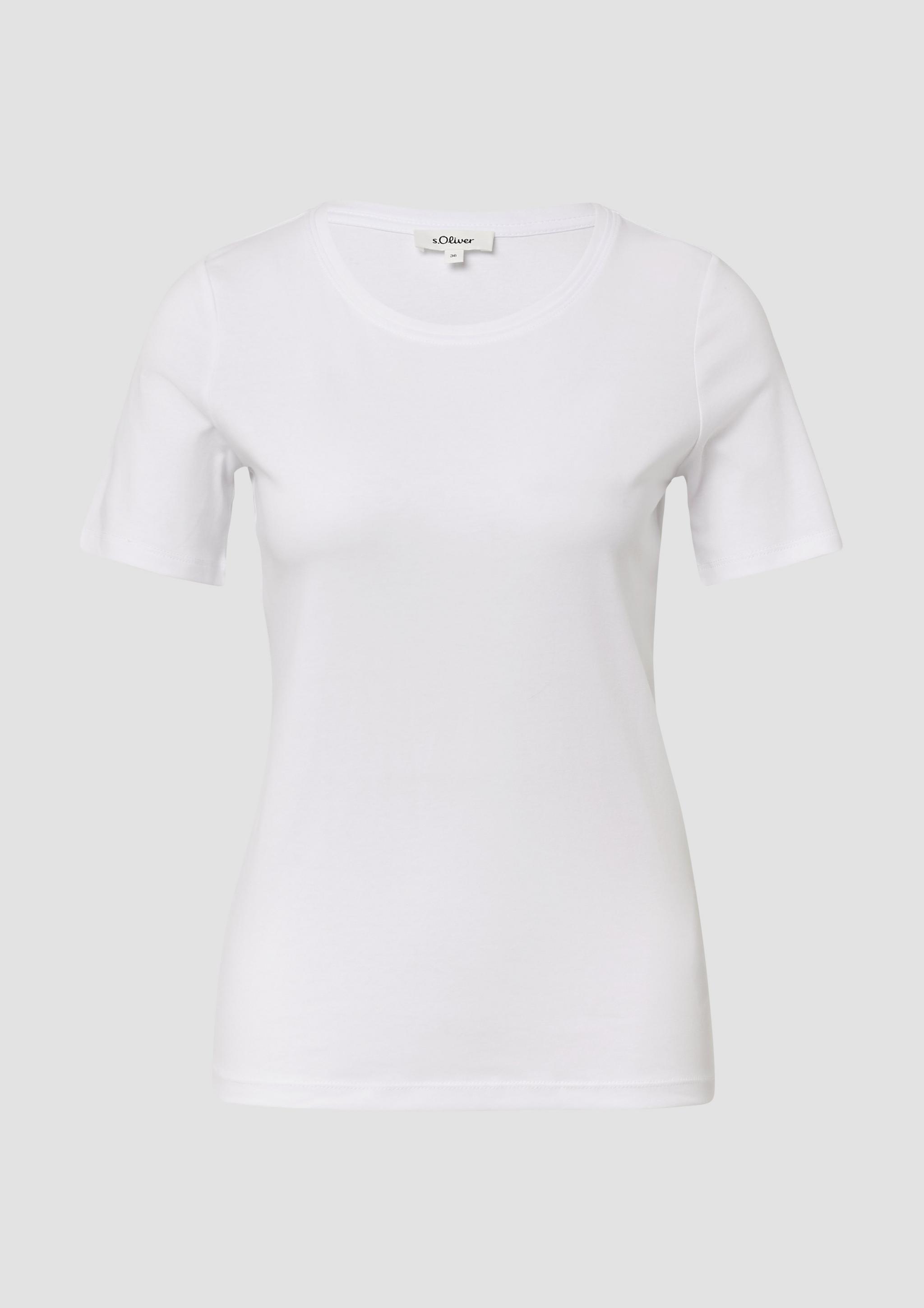 Femmes T-shirt en blanc de s.Oliver