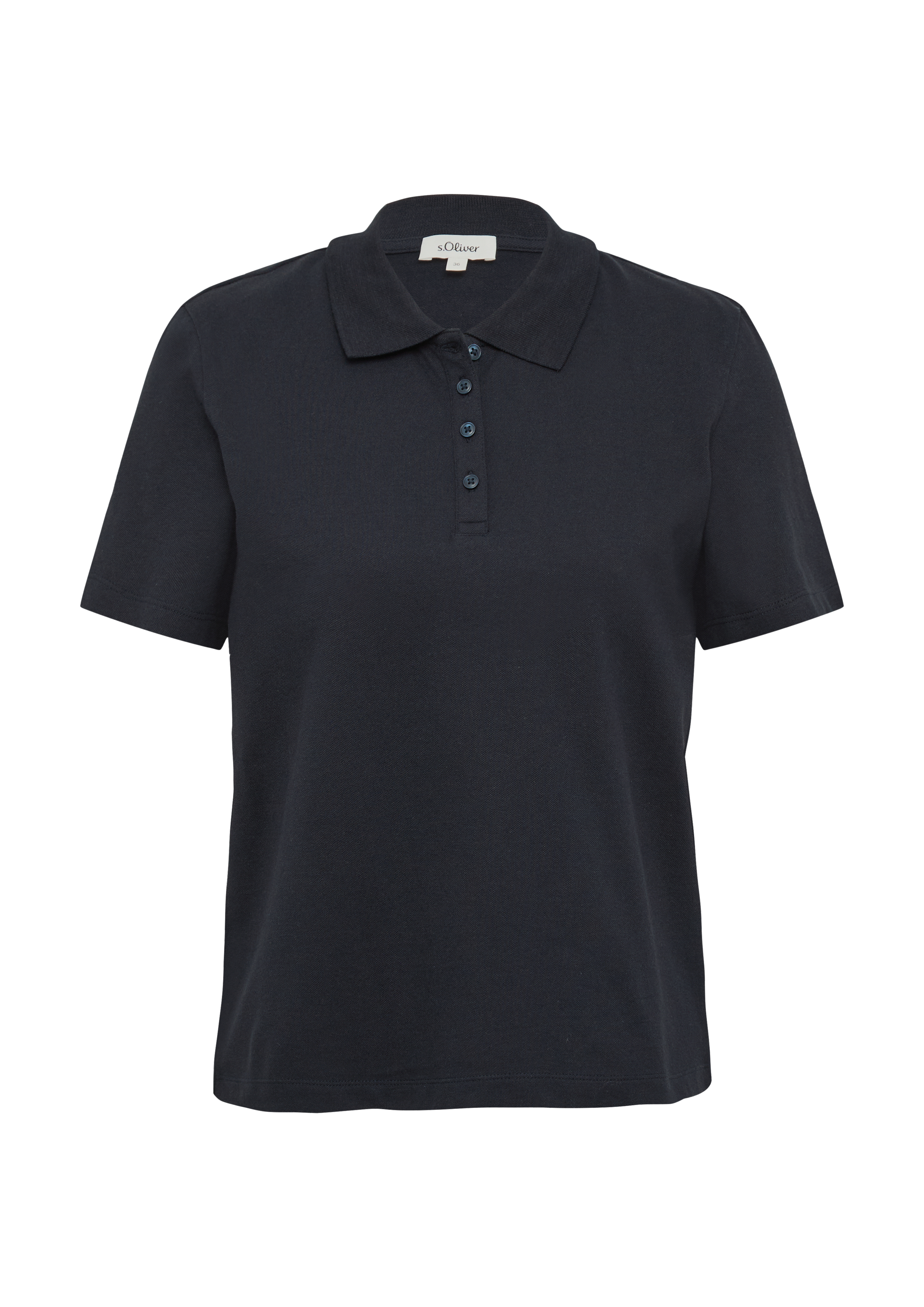 Piqué polo van katoenmix