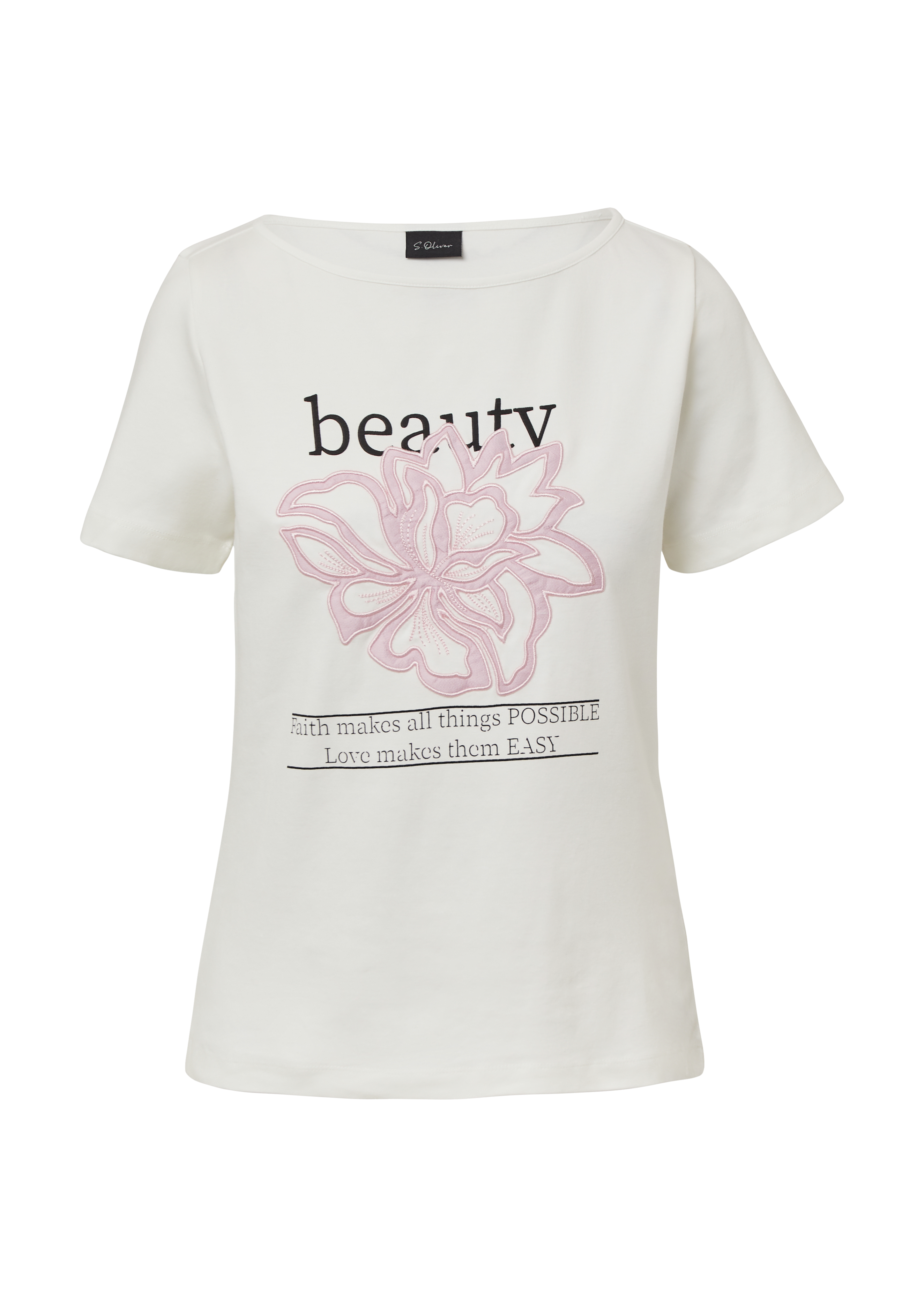 Baumwoll-T-Shirt mit Artwork