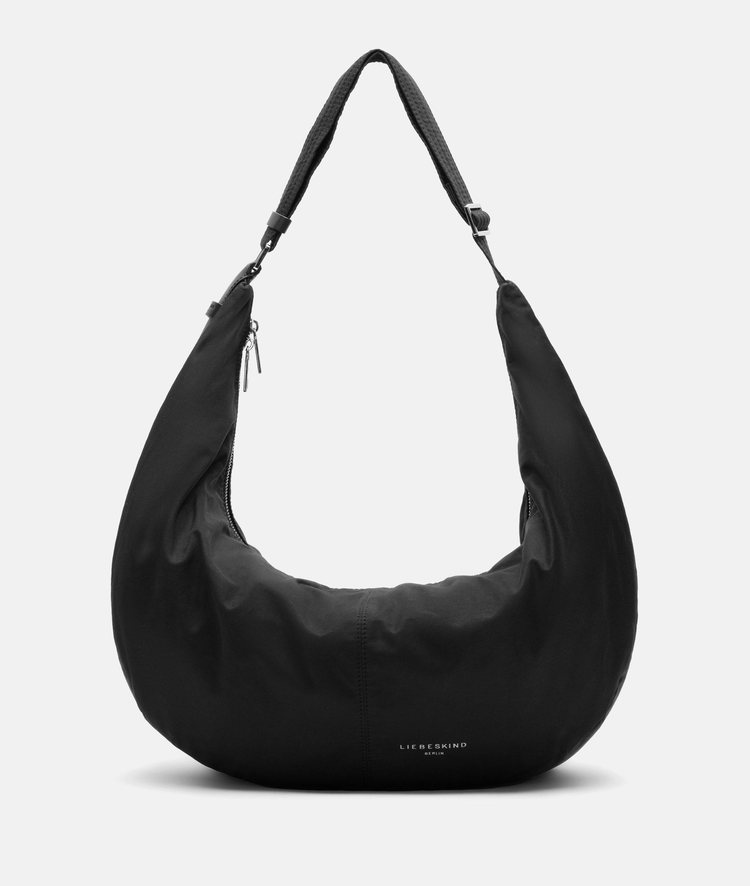 Liebeskind Berlin - Große Hobo-Bag aus Nylon -  schwarz