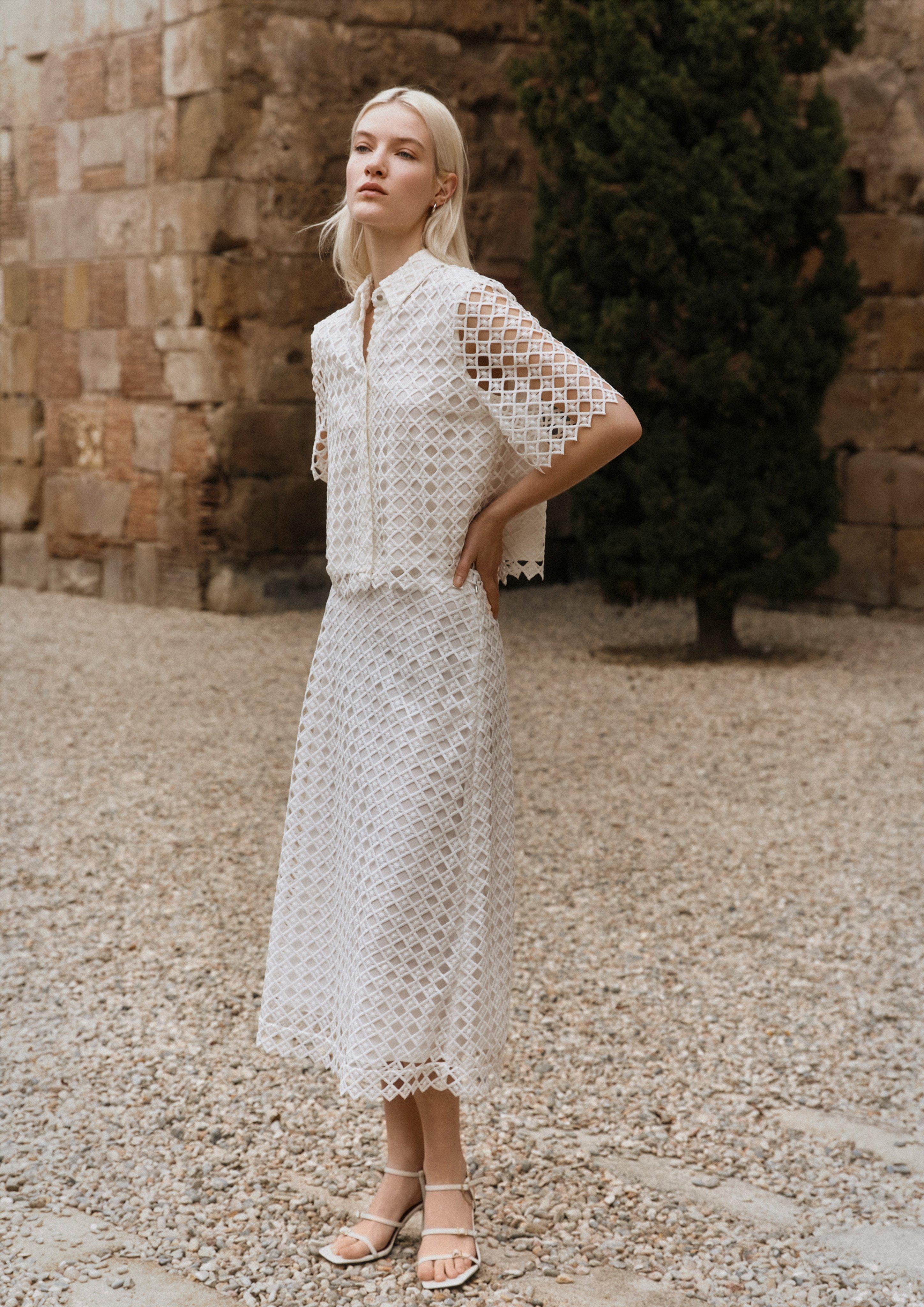 Skirt - beige | Comma Skirt - beige | Comma