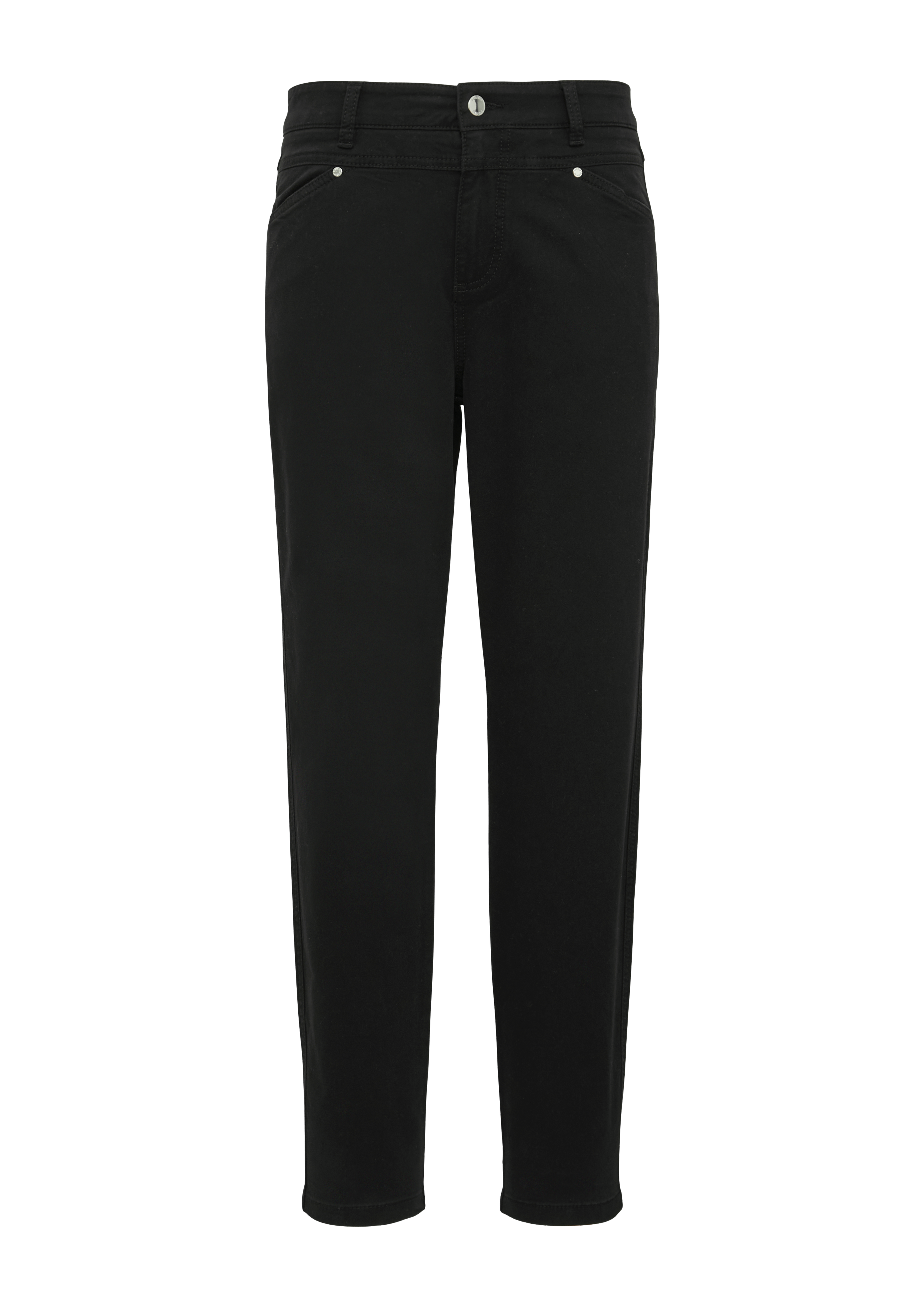 Ankle-Hose im Slim Fit aus Baumwollsatin