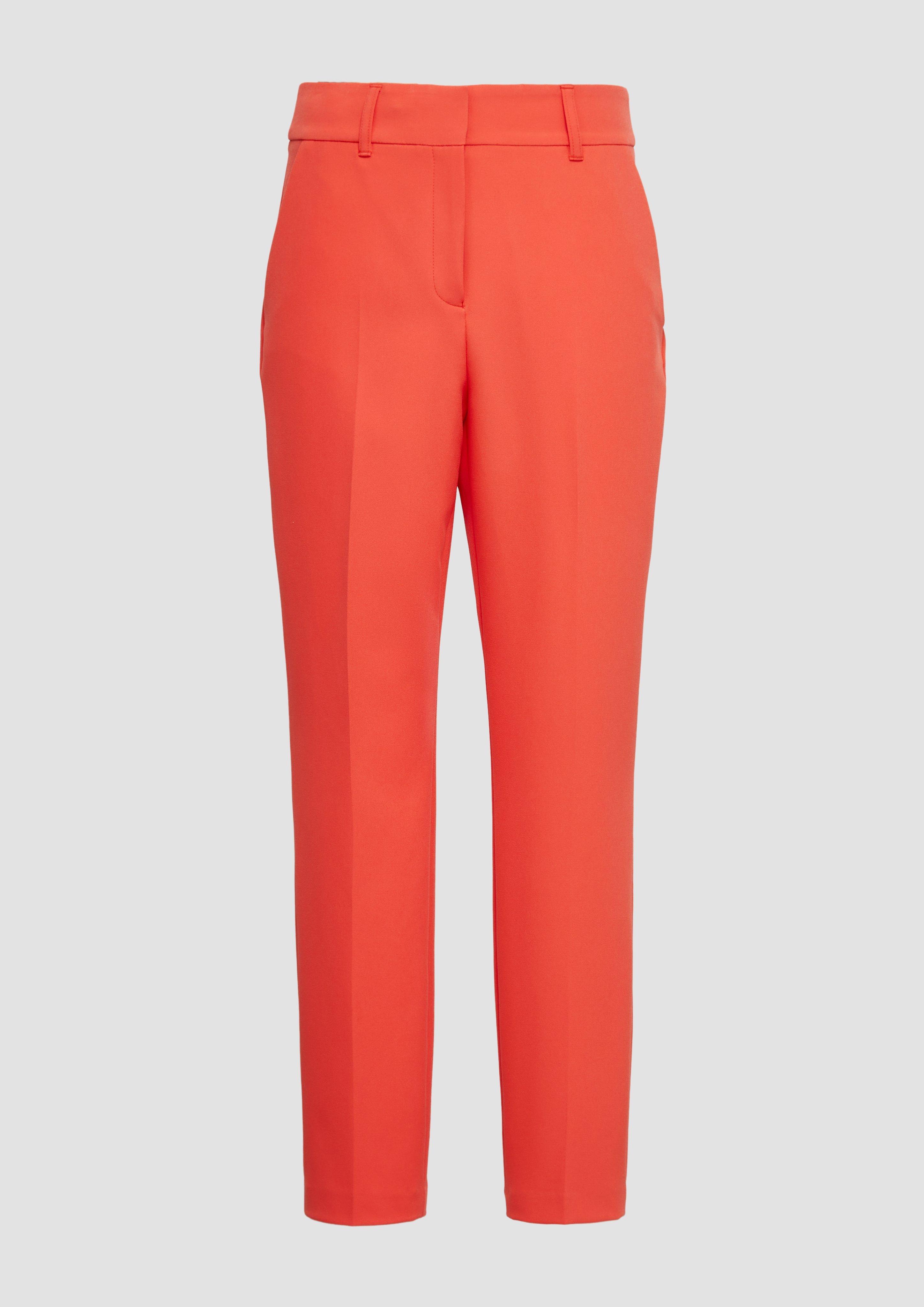 s.Oliver - Cigarette-Pants im Slim Fit, Damen, rot