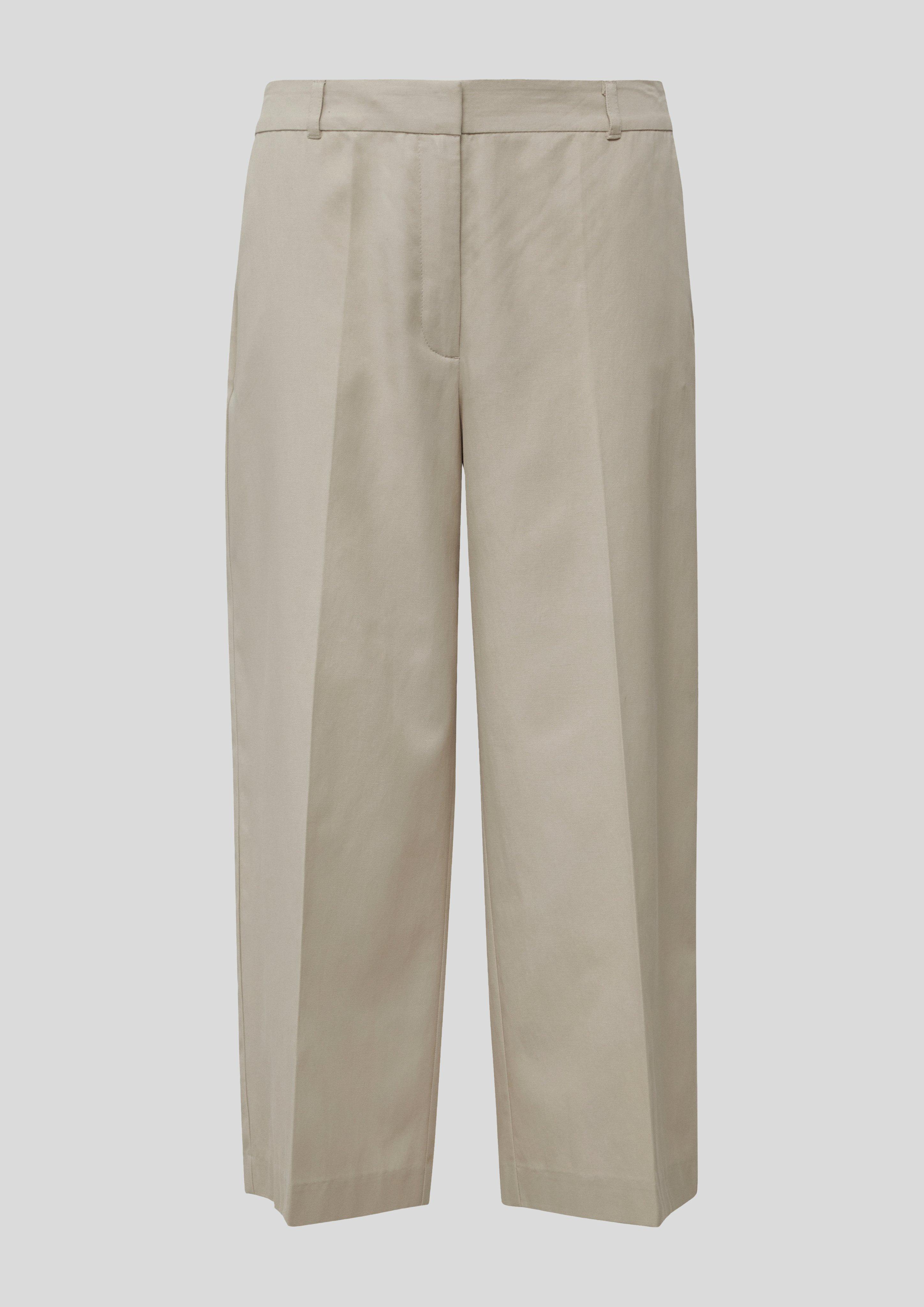 s.Oliver - Culotte mit Wide Leg, Damen, Beige