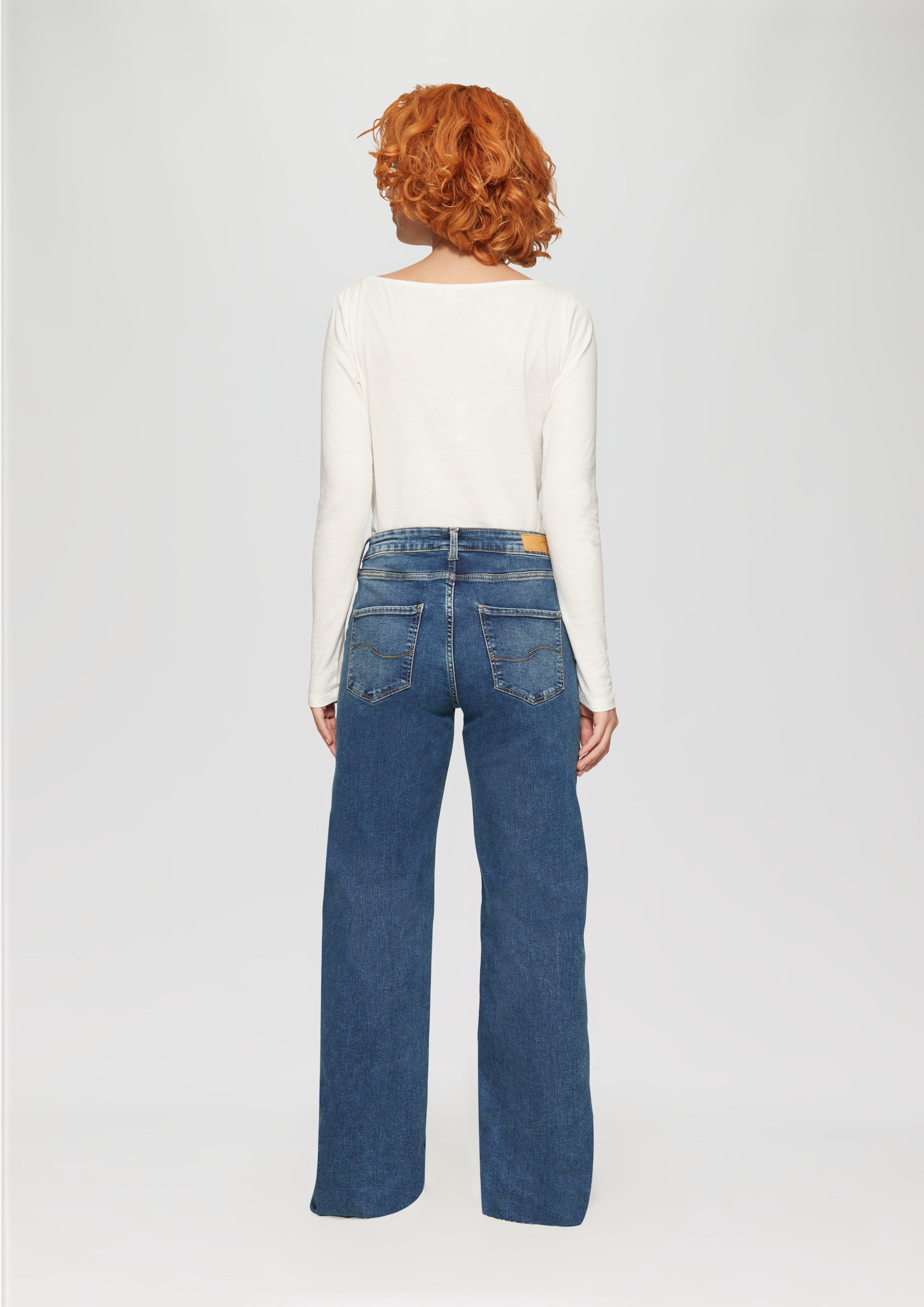 S.Oliver Jeans Catie / Slim Fit / Mid Rise / Wide Leg