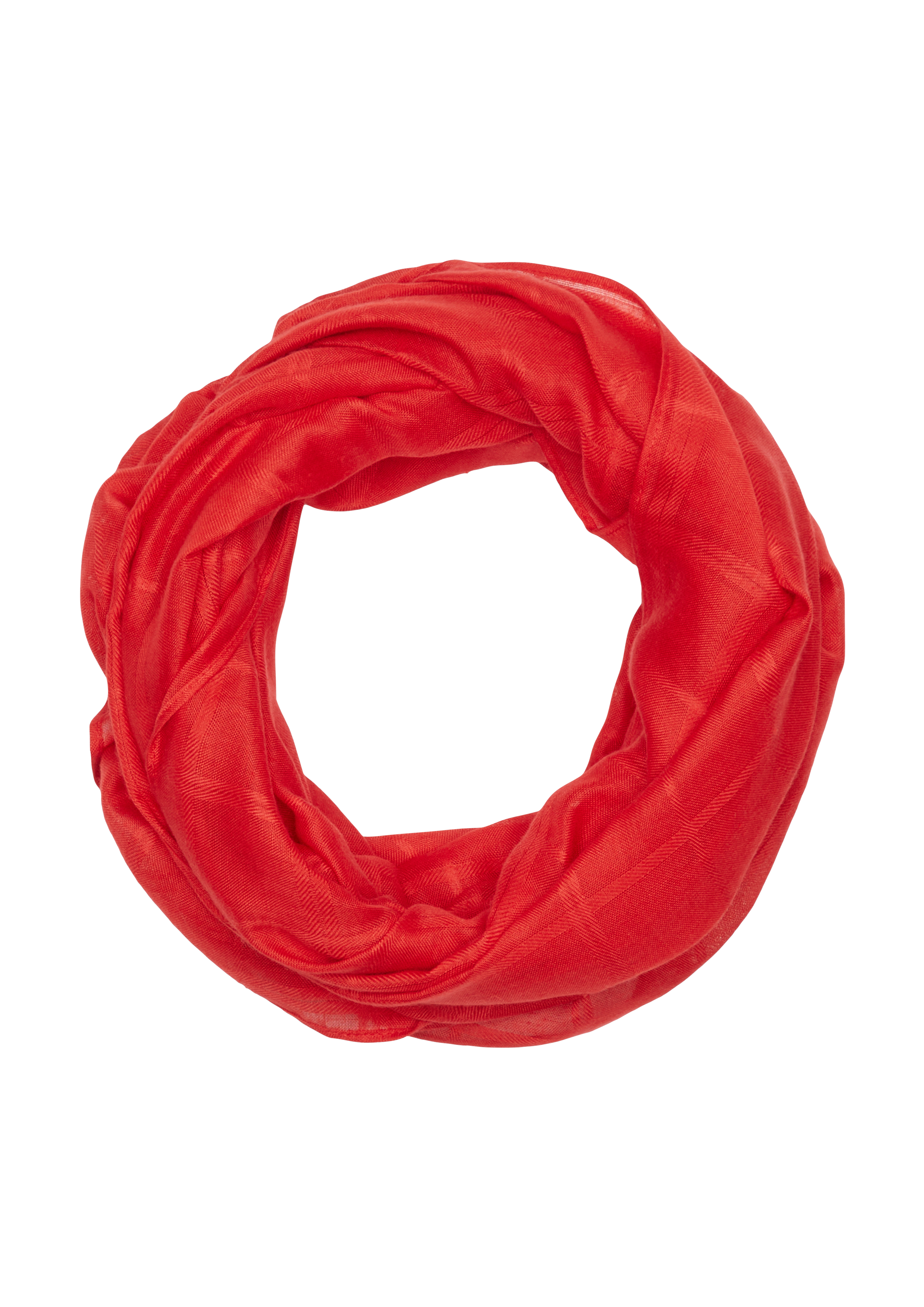 s.Oliver - Einfarbiger Loop-Schal, Damen, rot