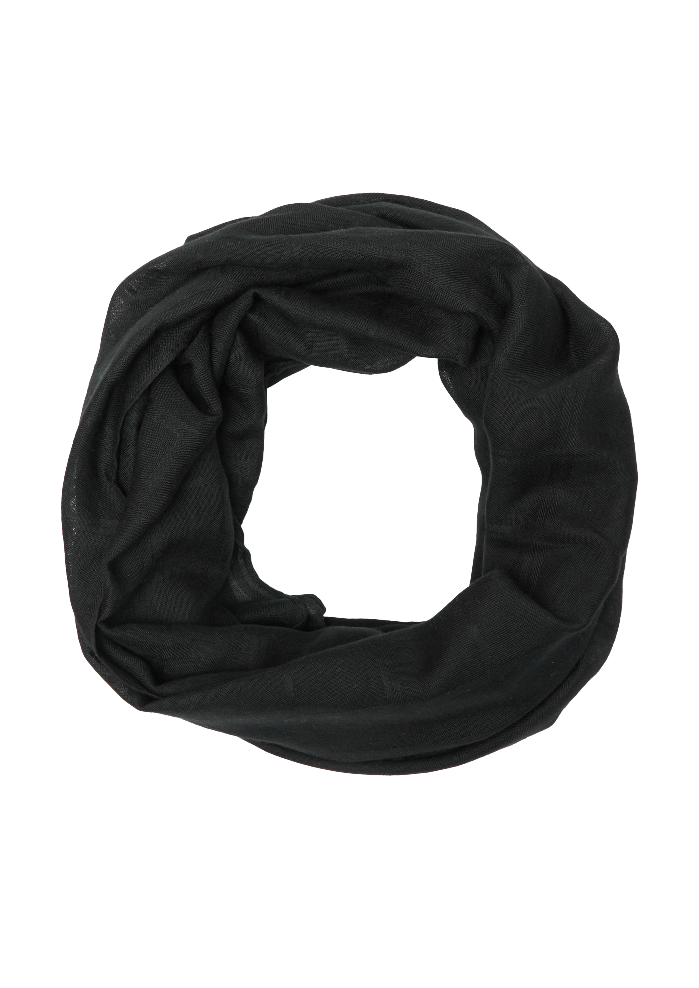 s.Oliver - Einfarbiger Loop-Schal, Damen, schwarz