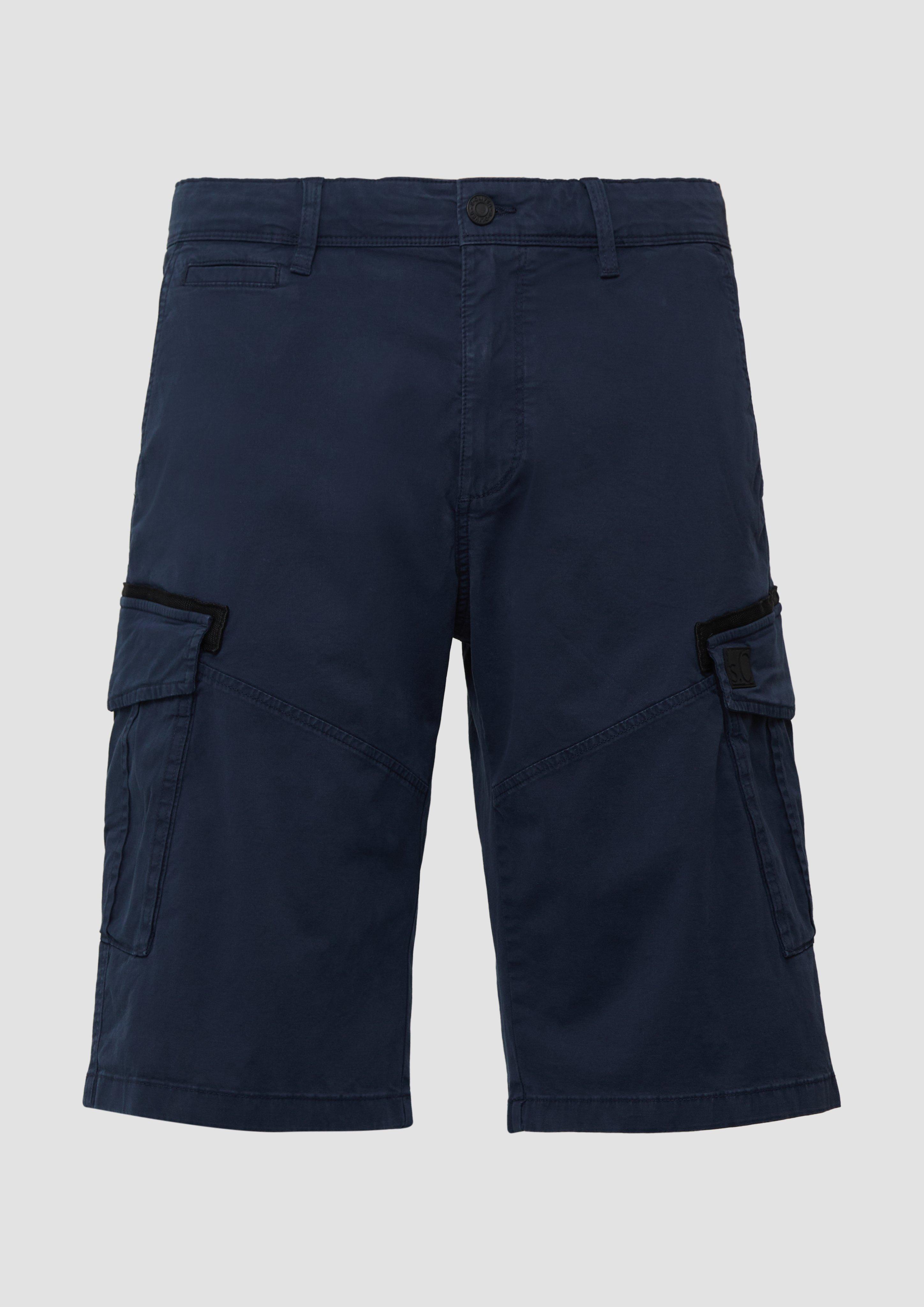 s.Oliver - File: Cargo-Shorts im Relaxed Fit, Herren, blau