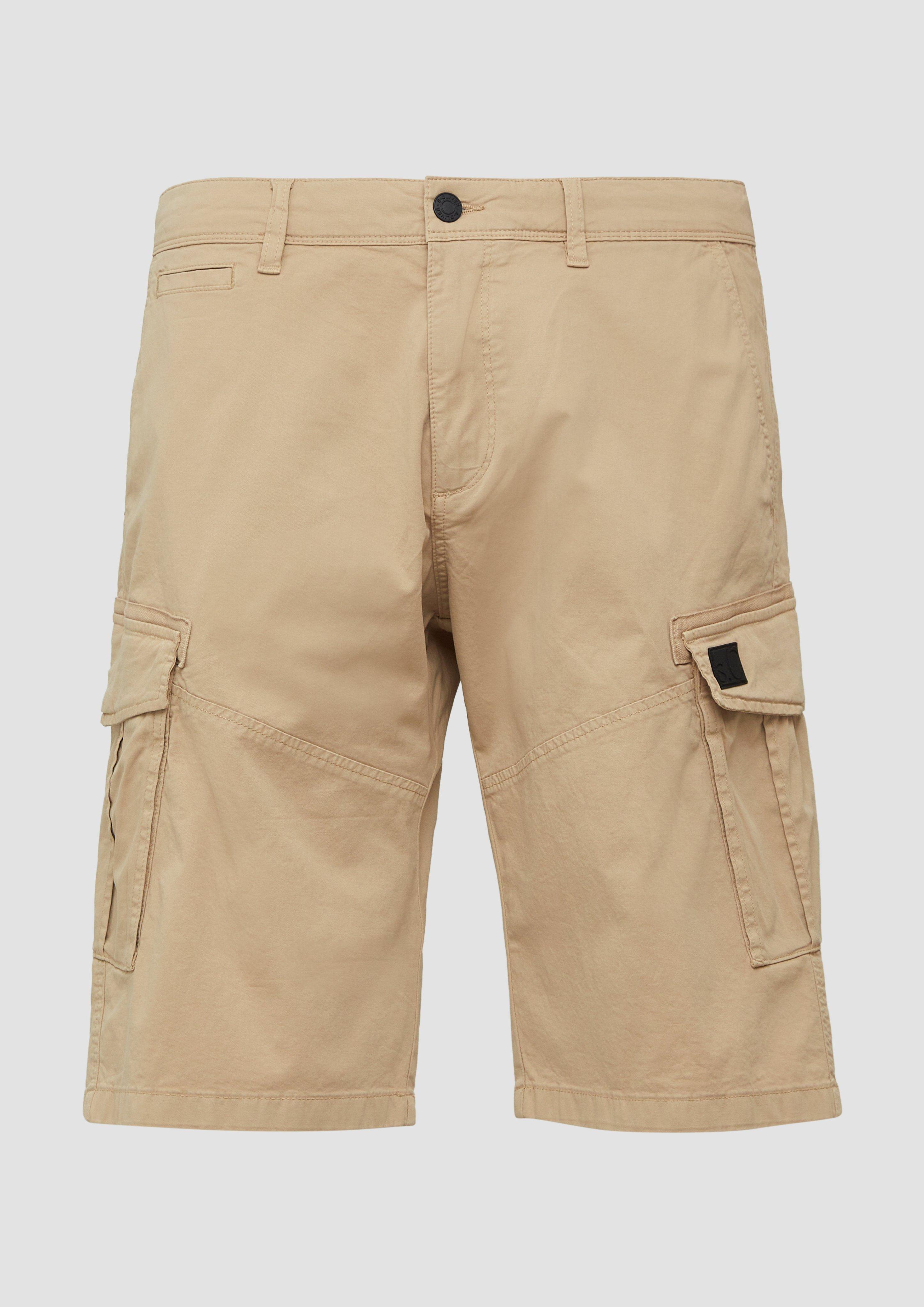 s.Oliver - File: Cargo-Shorts im Relaxed Fit, Herren, Beige