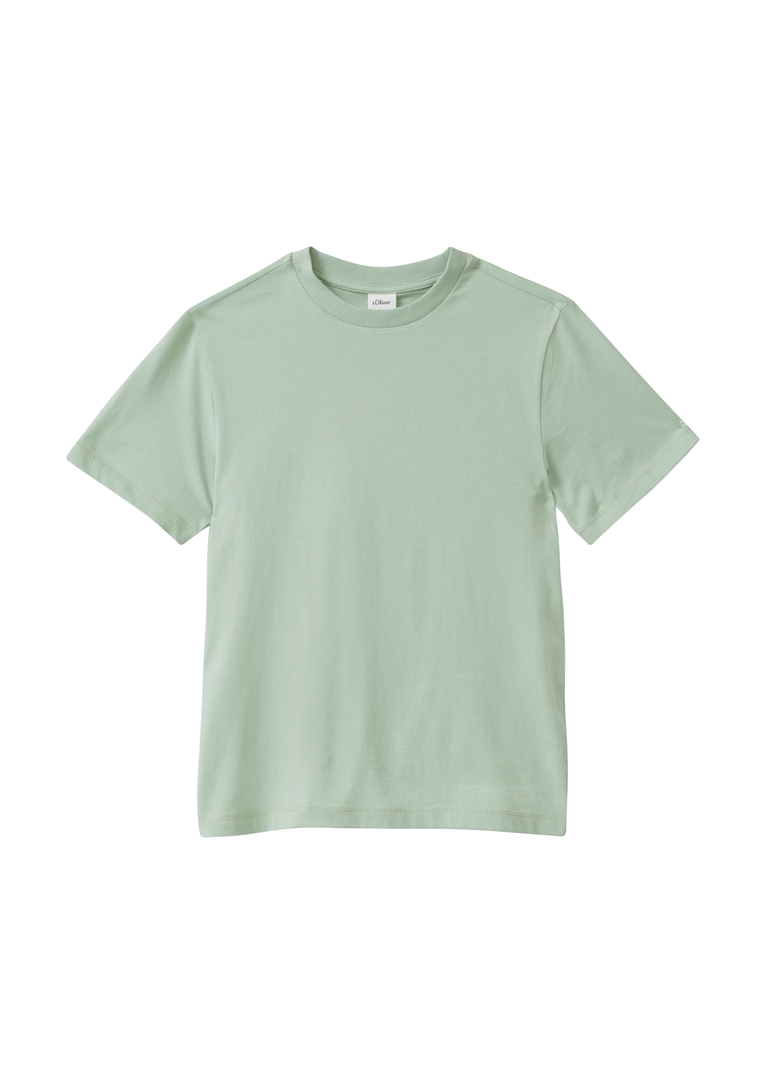 s.Oliver - T-Shirt mit Rückenprint und überschnittenen Schultern, Jungen, grün