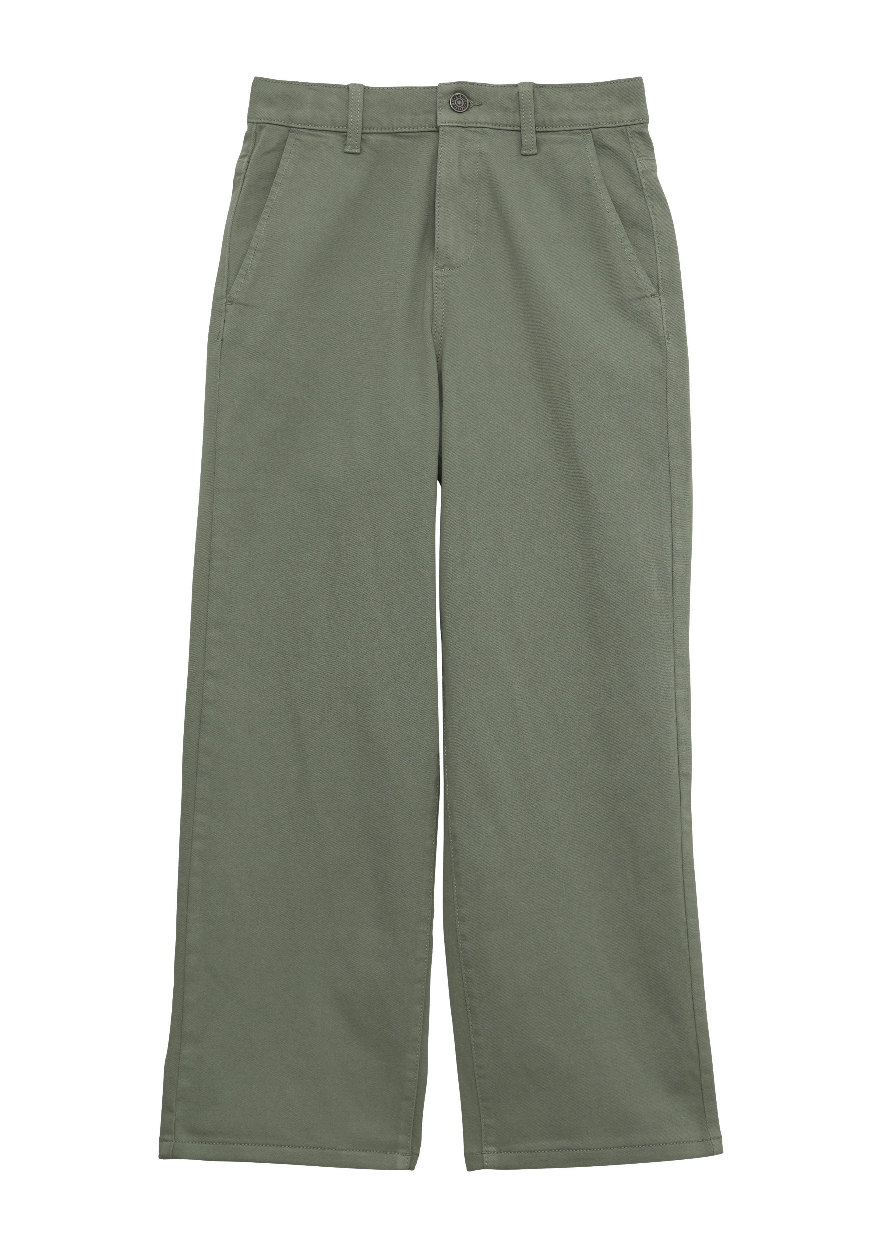 s.Oliver - Baggy Pants / Relaxed Fit / Mid Rise / Wide Leg, Jungen, Grün