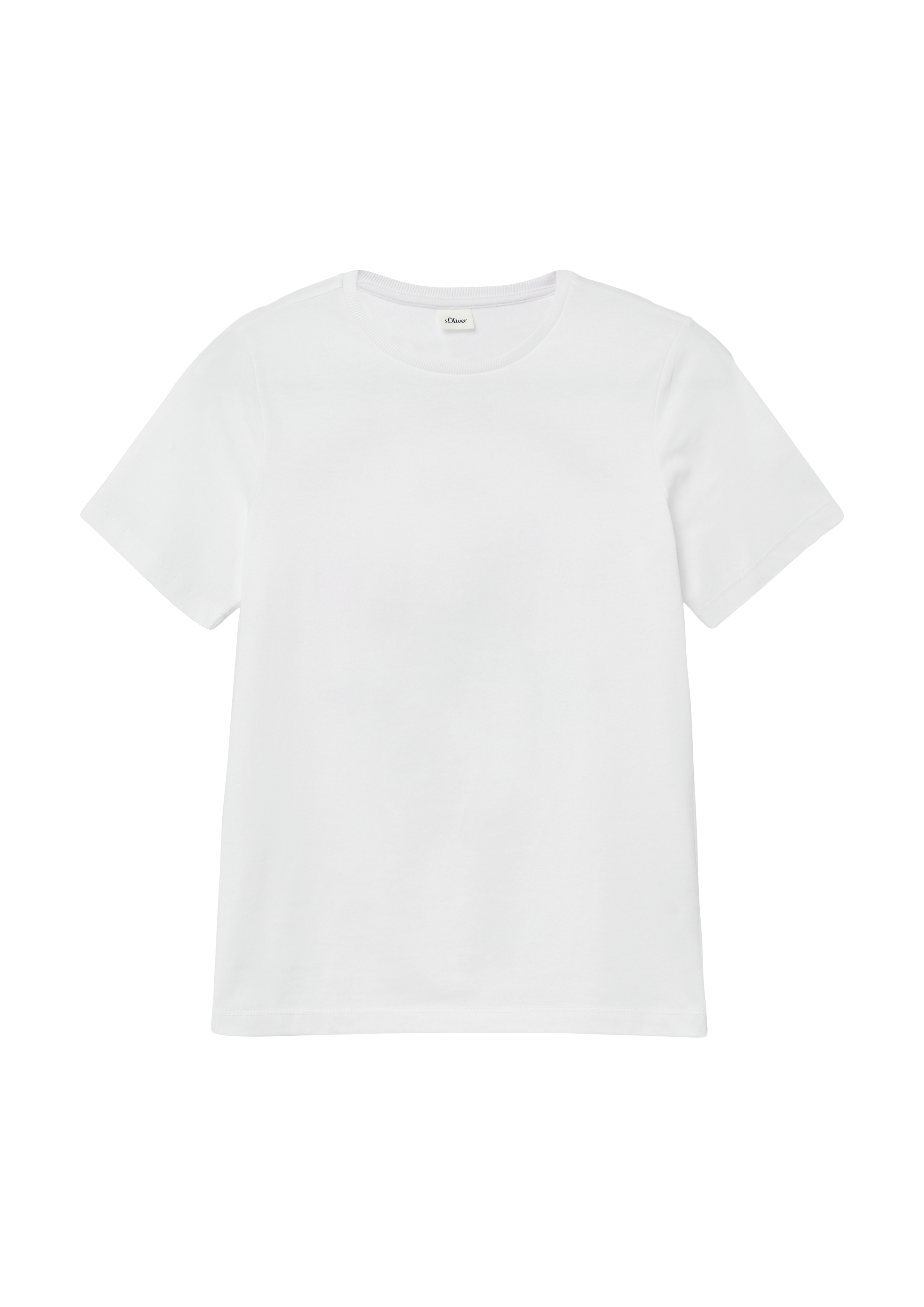 s.Oliver - T-Shirt aus Baumwolle mit Rückenprint, Jungen, weiß