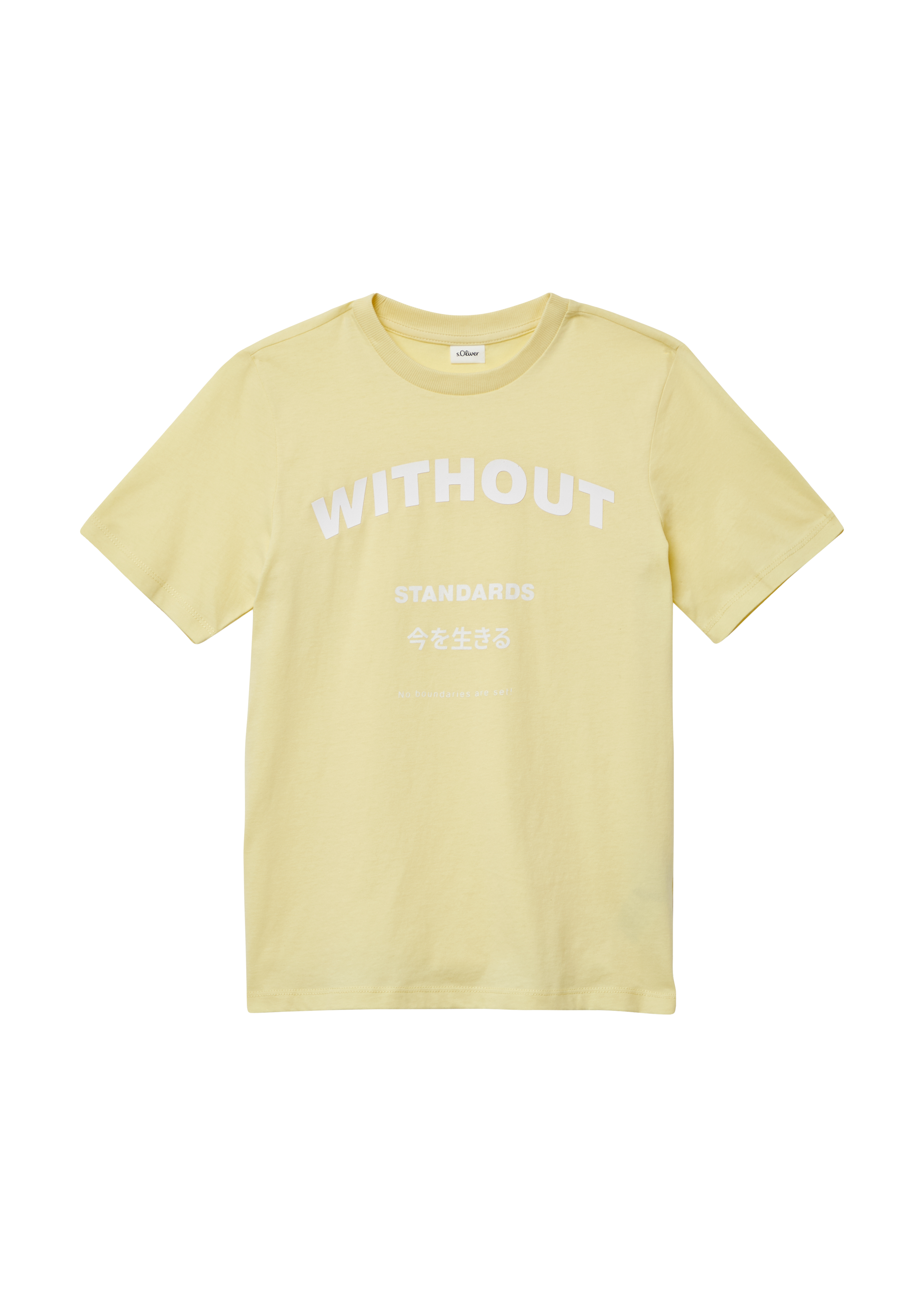 s.Oliver - T-Shirt mit Frontprint, Jungen, gelb
