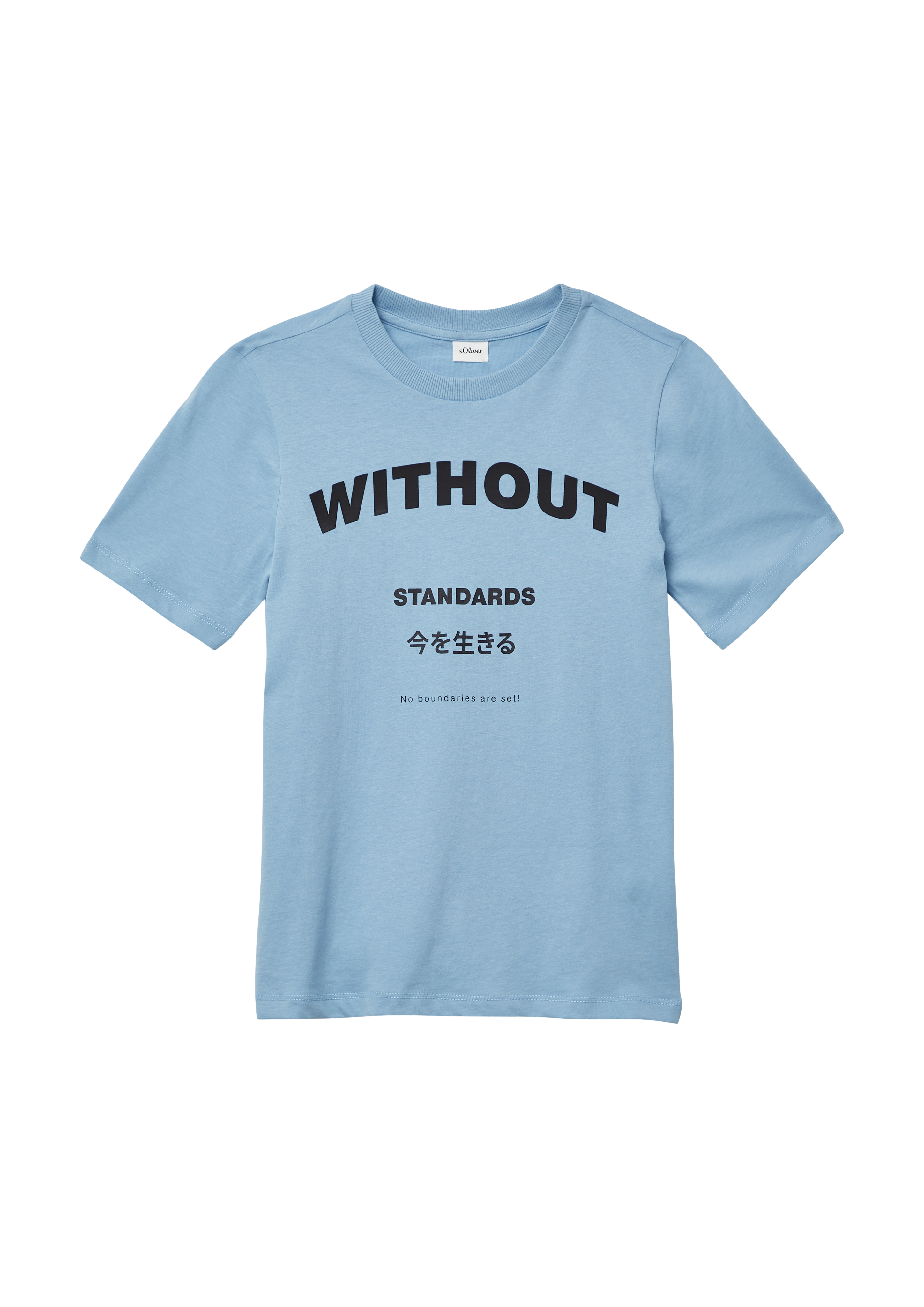 s.Oliver - T-Shirt mit Frontprint, Jungen, blau