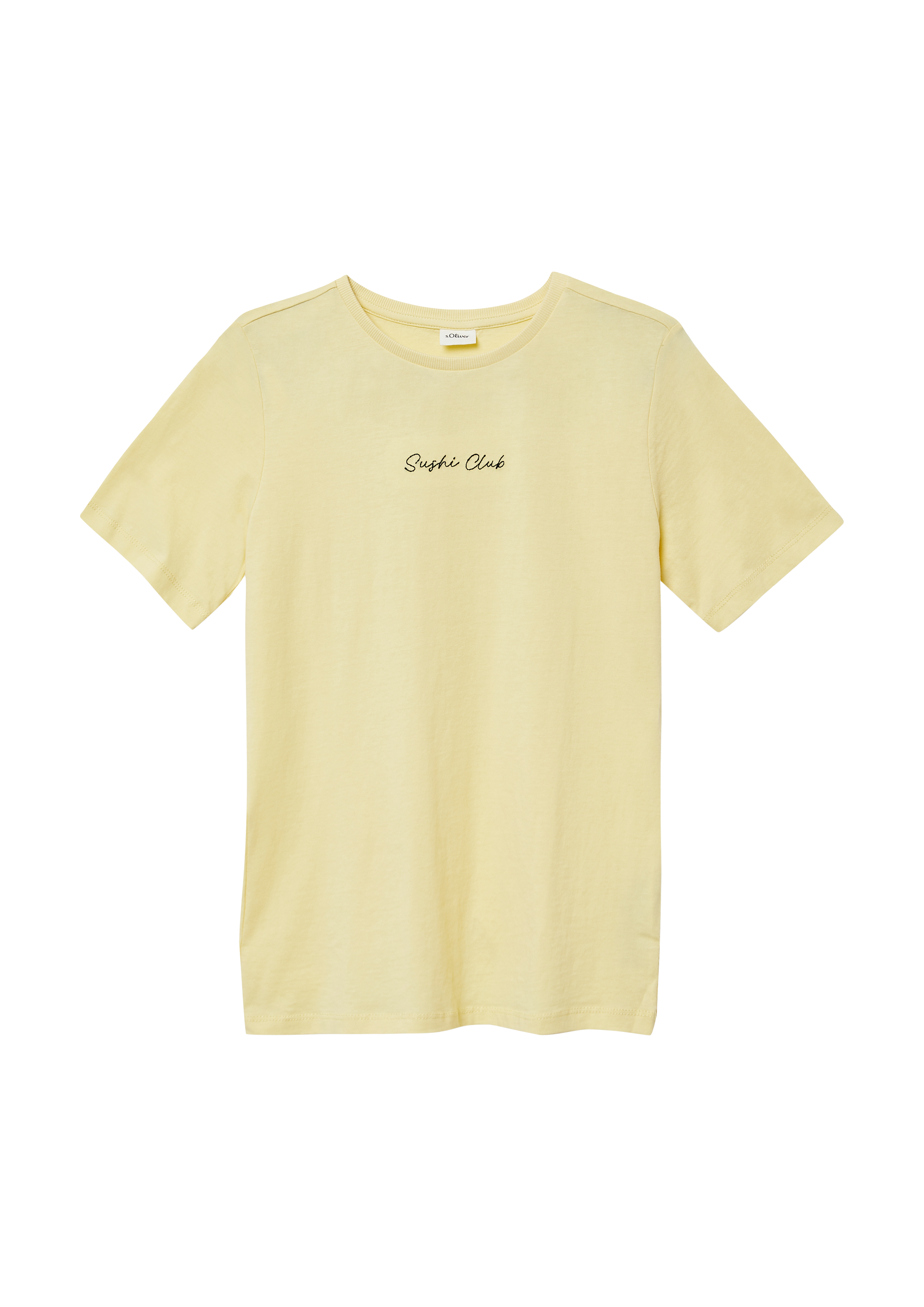 Thumbnail - s.Oliver - T-Shirt mit Stickerei und Rücken-Print, Jungen, gelb