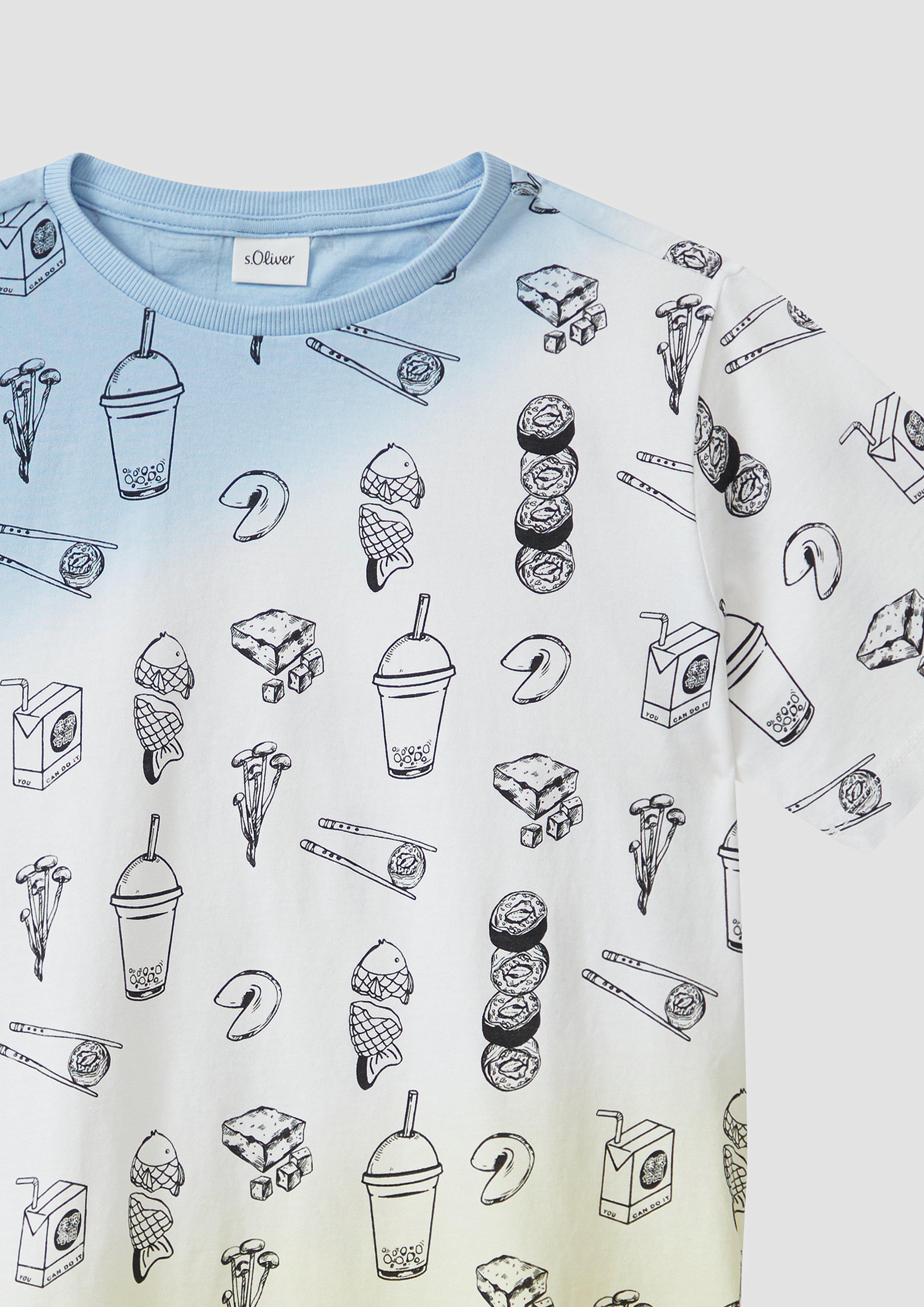 T-shirt in 01A0 & 53A1