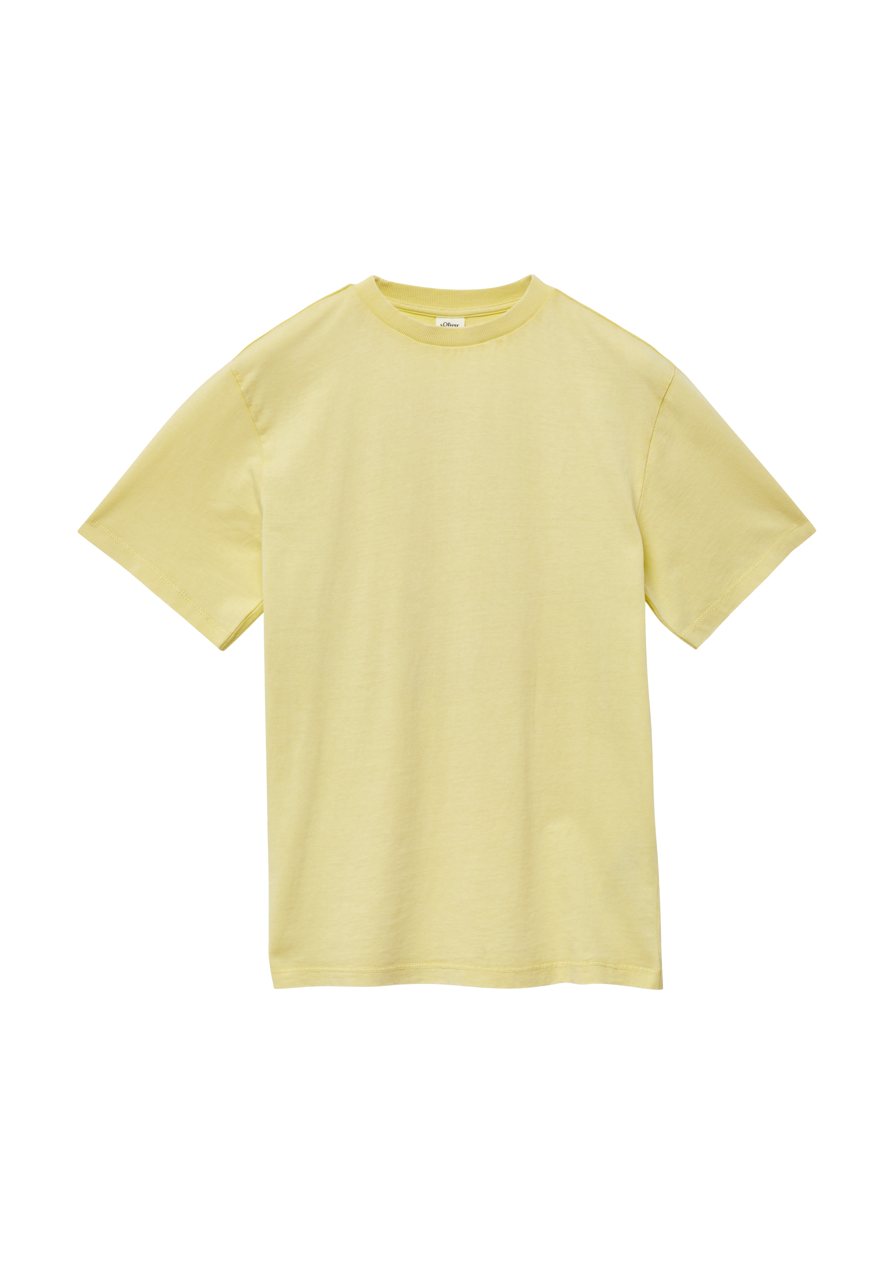 s.Oliver - Gewaschenes T-Shirt mit Rückenprint, Jungen, gelb