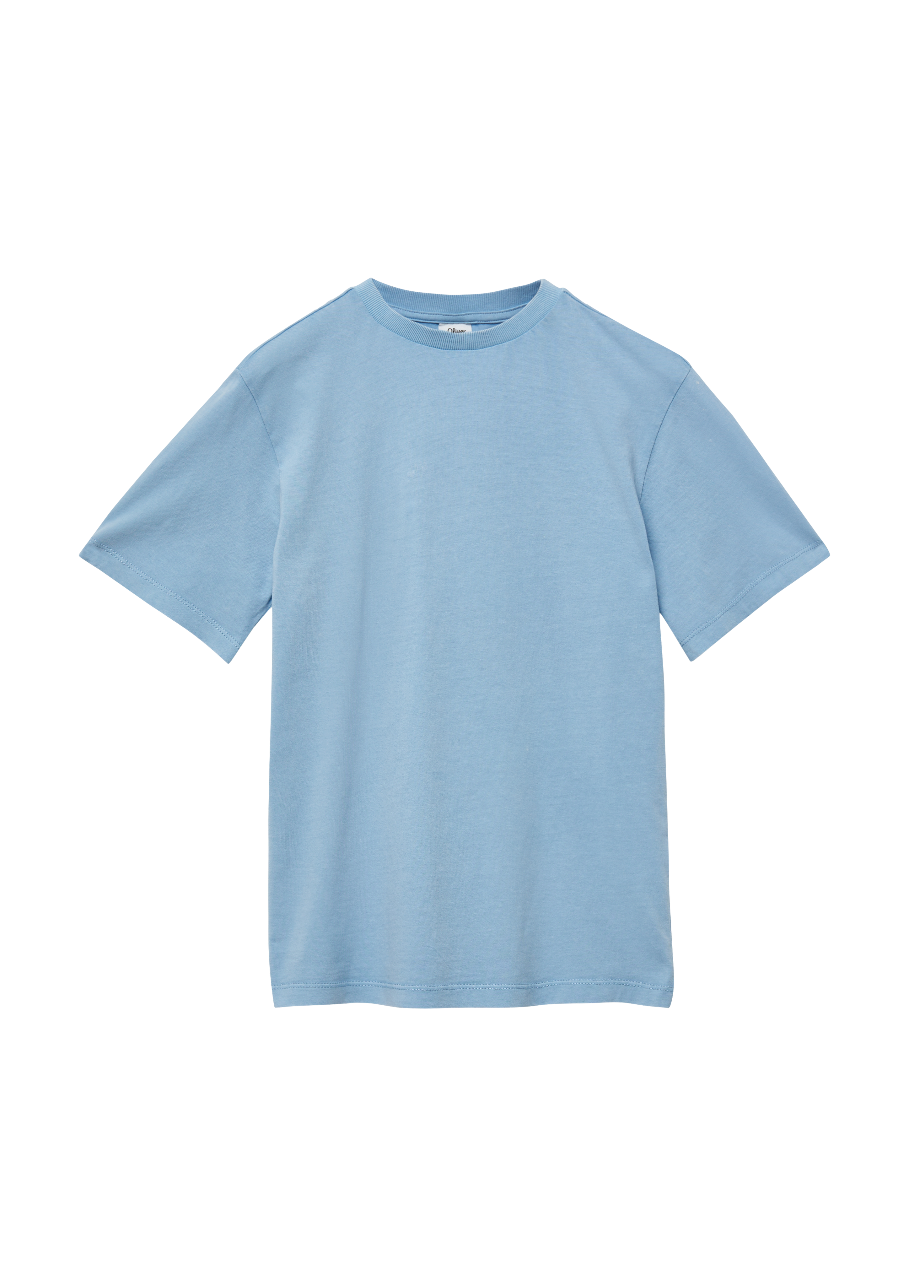 s.Oliver - Gewaschenes T-Shirt mit Rückenprint, Jungen, blau