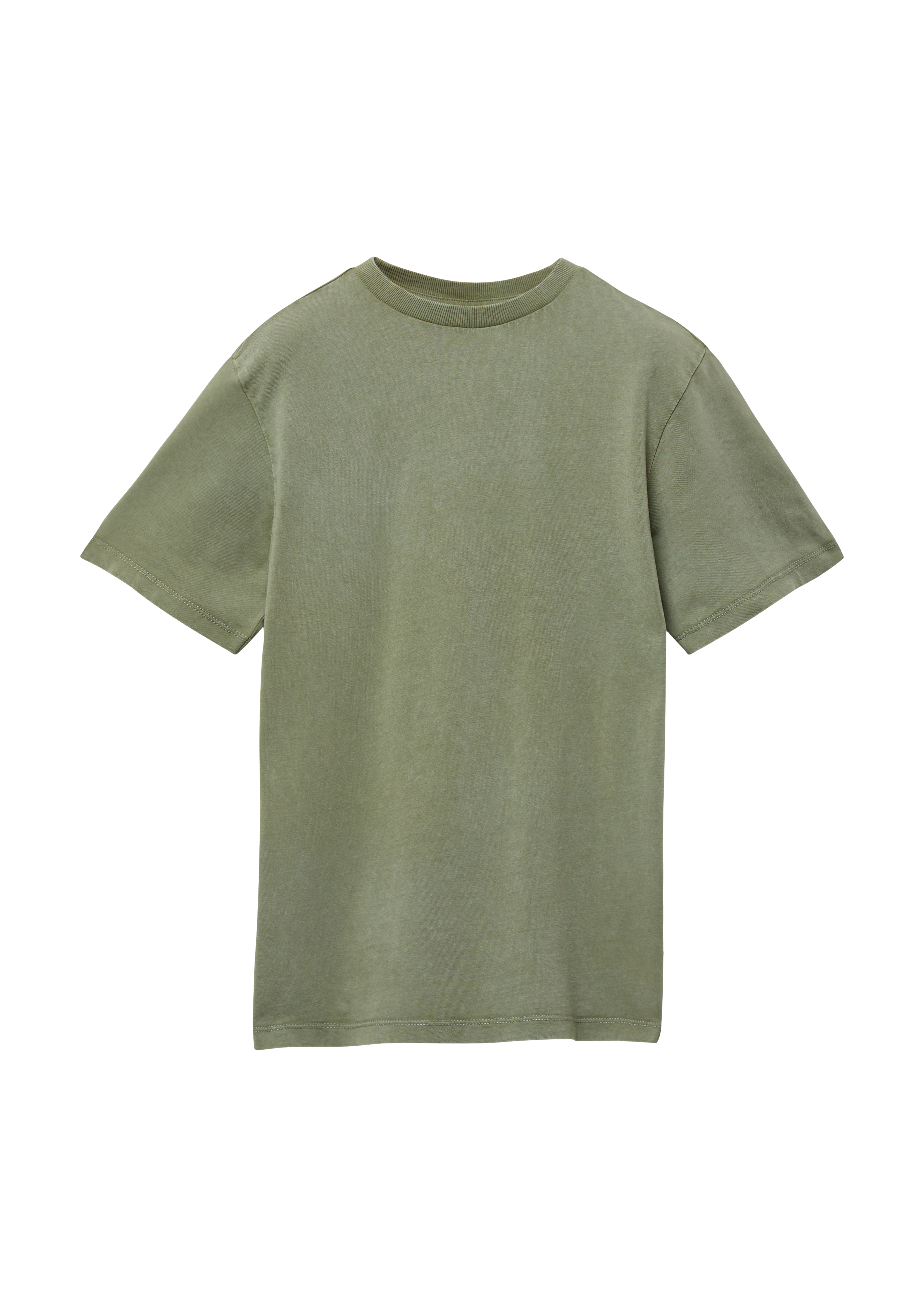 s.Oliver - Gewaschenes T-Shirt mit Rückenprint, Jungen, Grün