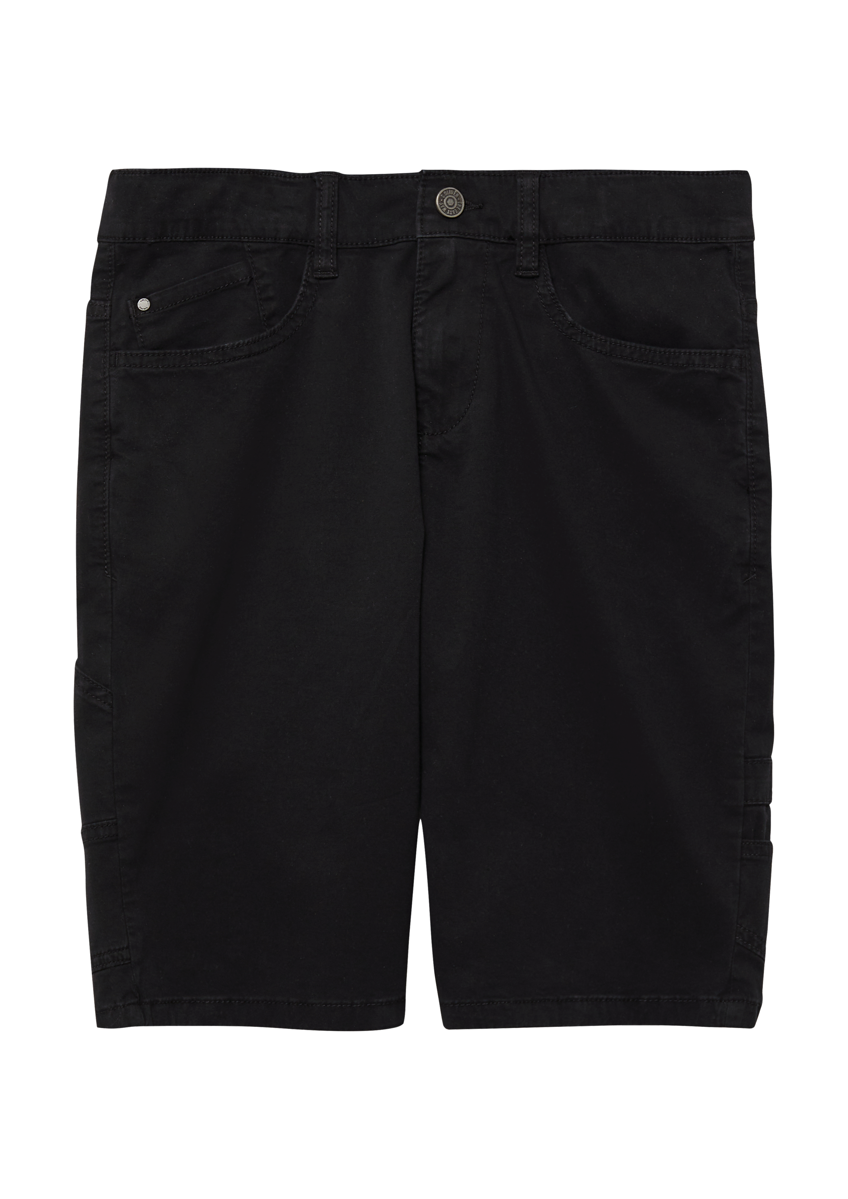 s.Oliver - Bermuda Pete / Regular Fit / Mid Rise / Straight Leg, Jungen, schwarz