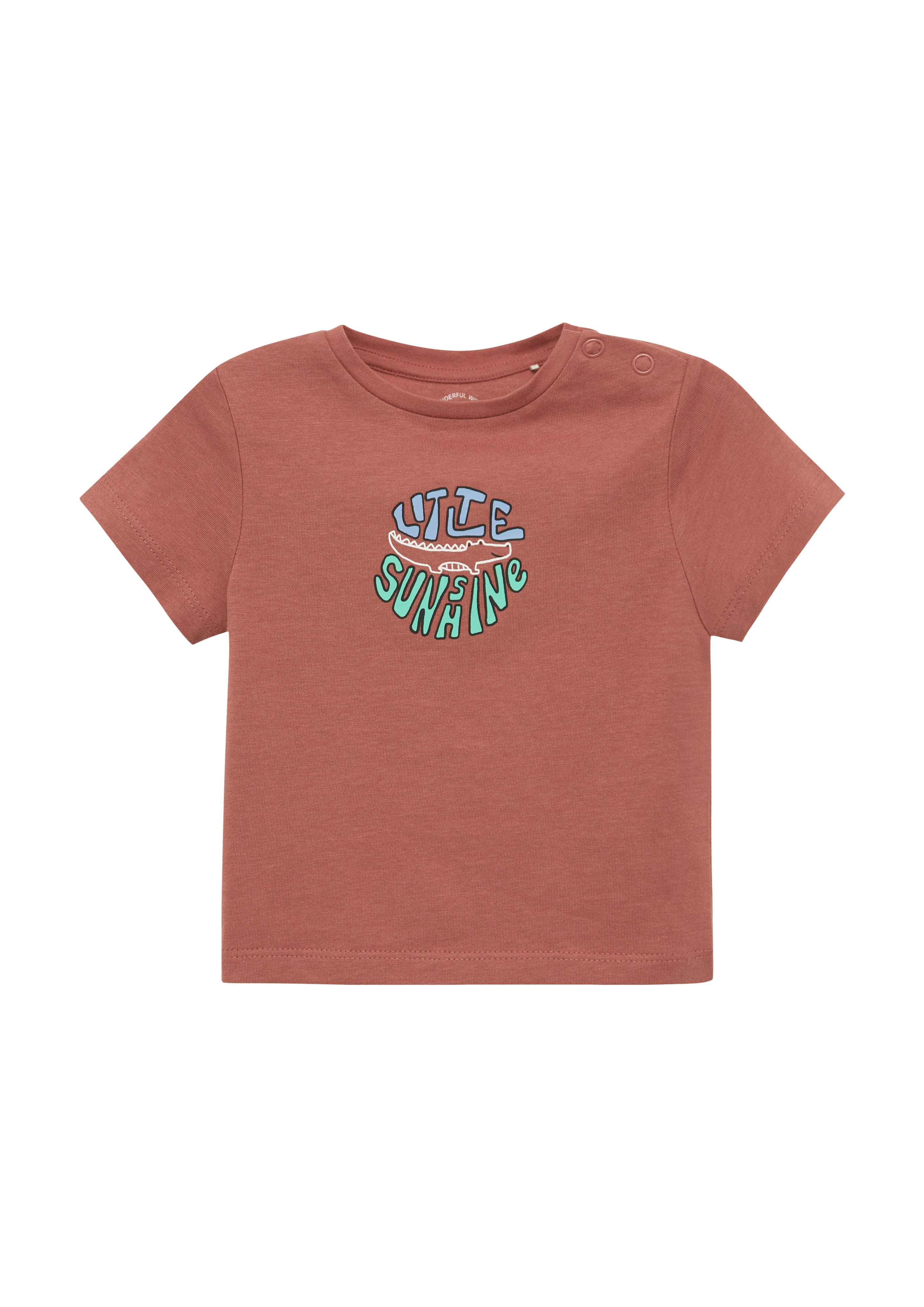 s.Oliver - Baumwoll-T-Shirt mit Frontprint, Babys, rot