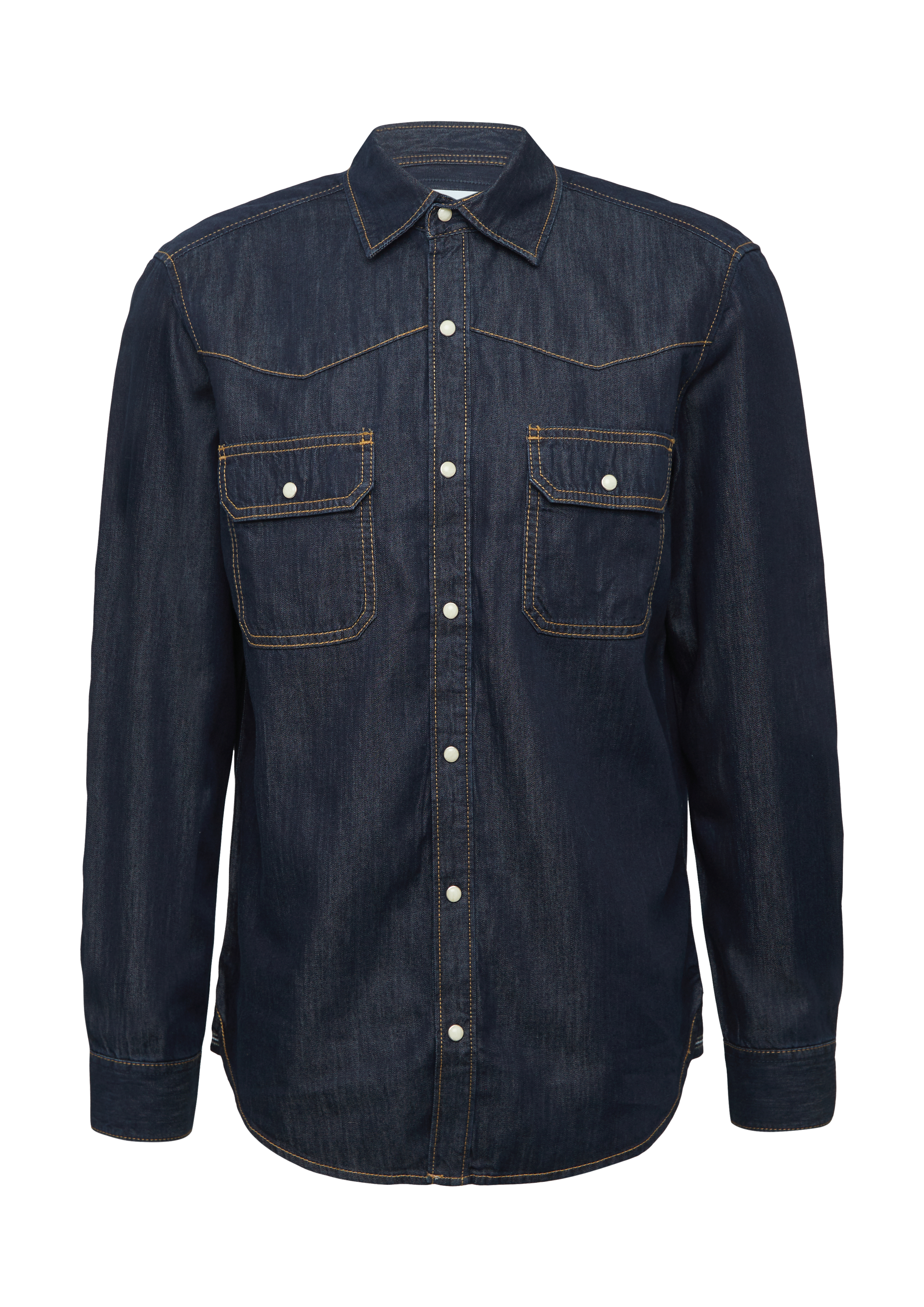 Regular Fit: Denim-Hemd im Western-Stil