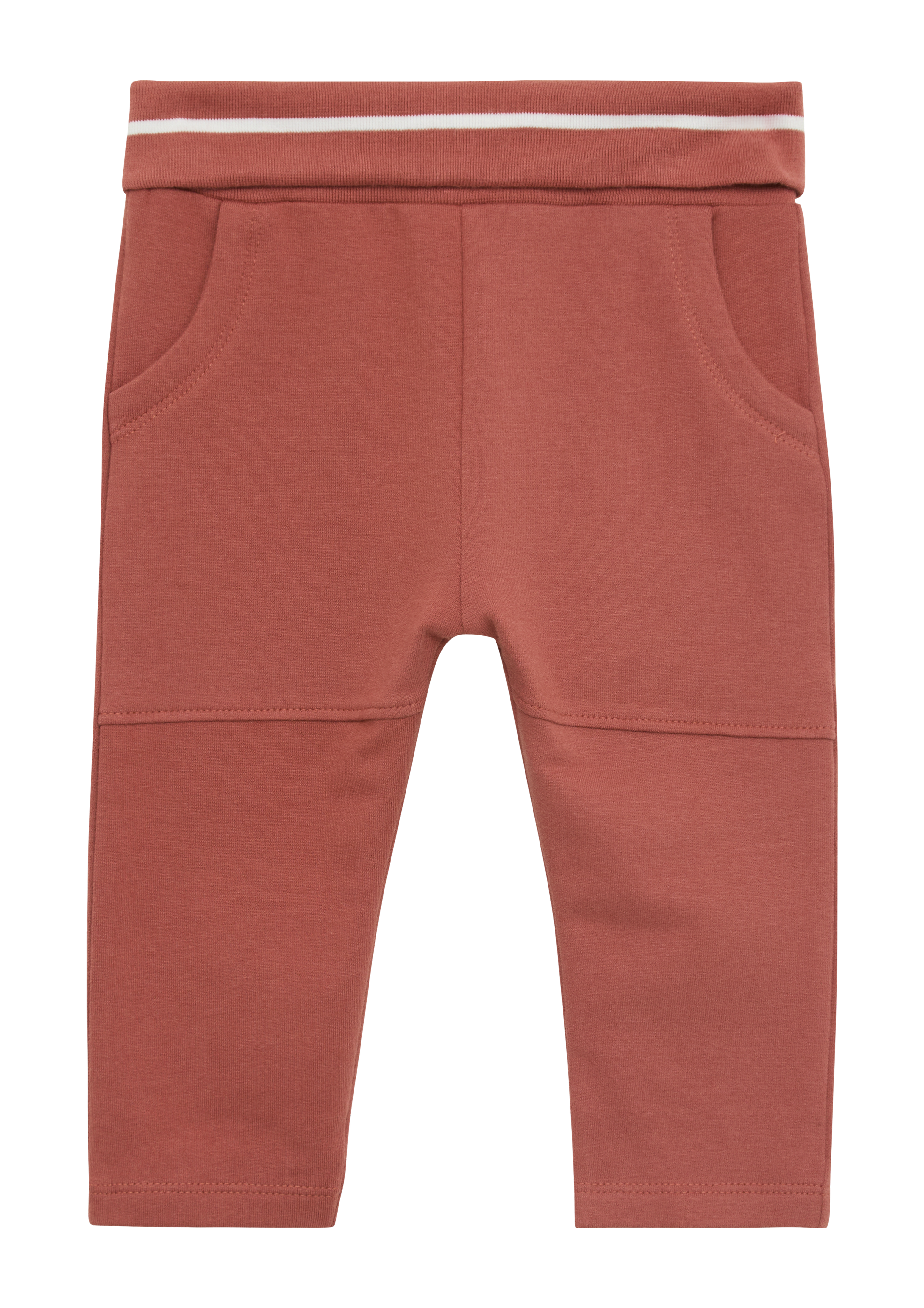 s.Oliver - Weiche Jogginghose mit Umschlagbund, Babys, rot