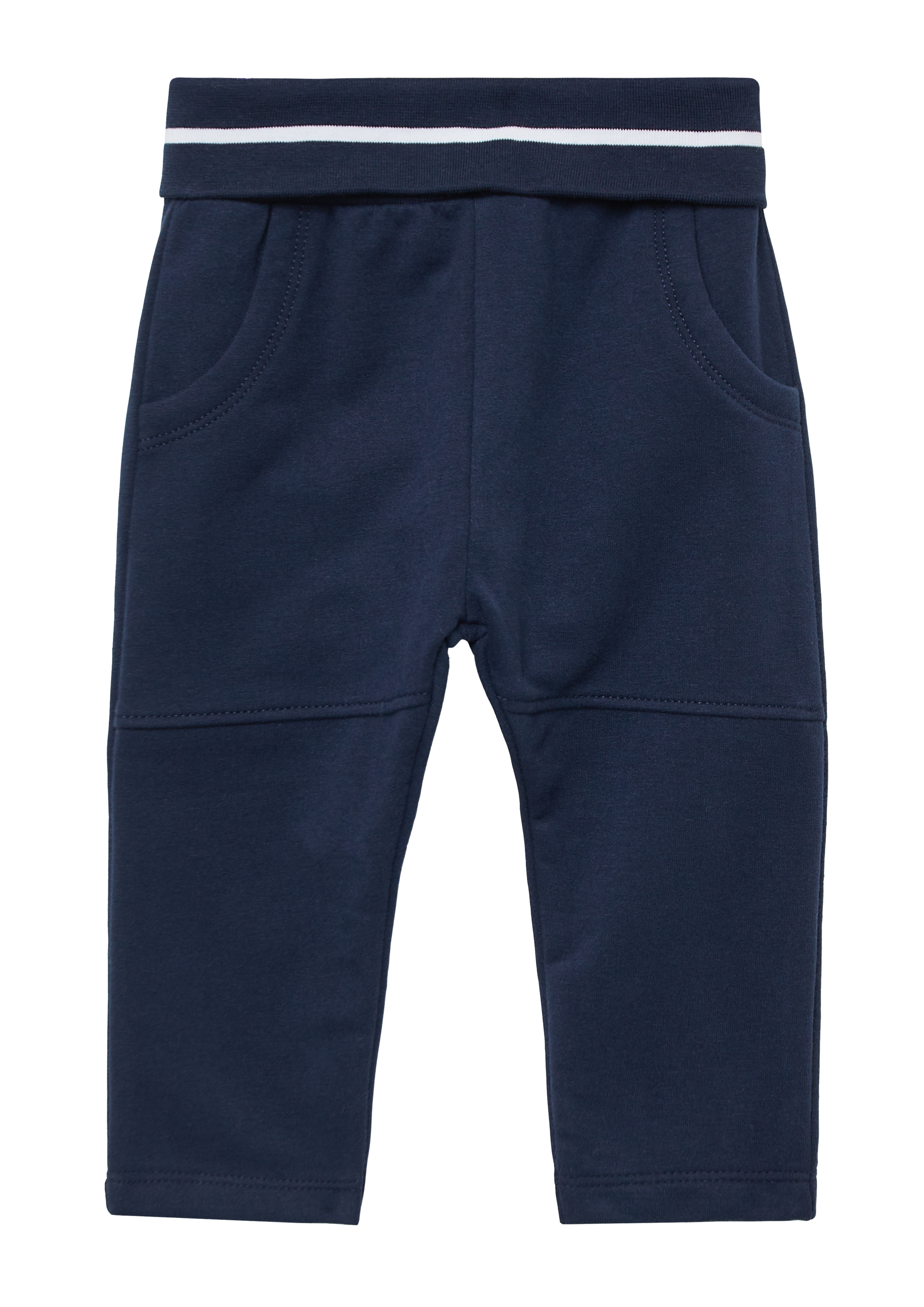 s.Oliver - Weiche Jogginghose mit Umschlagbund, Babys, blau