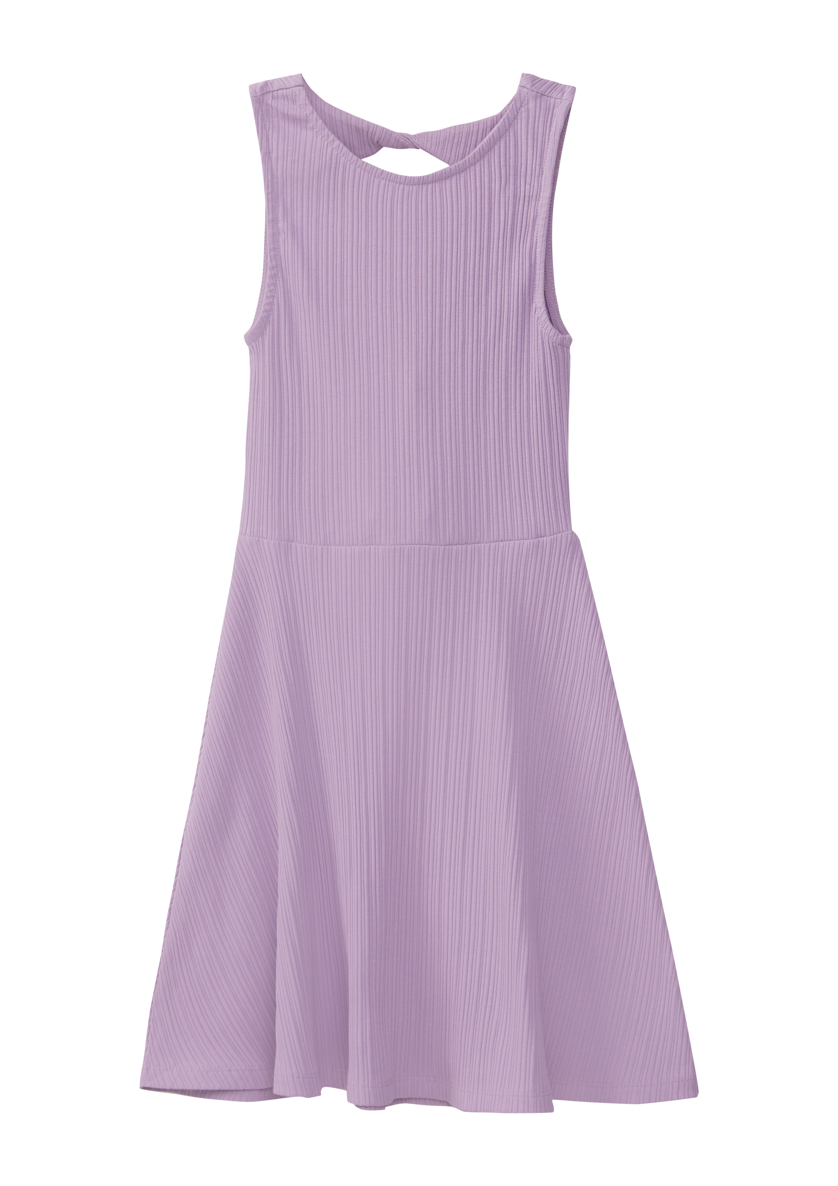s.Oliver - Kurzes Kleid aus Rippware mit Cut-out, Mädchen, lila