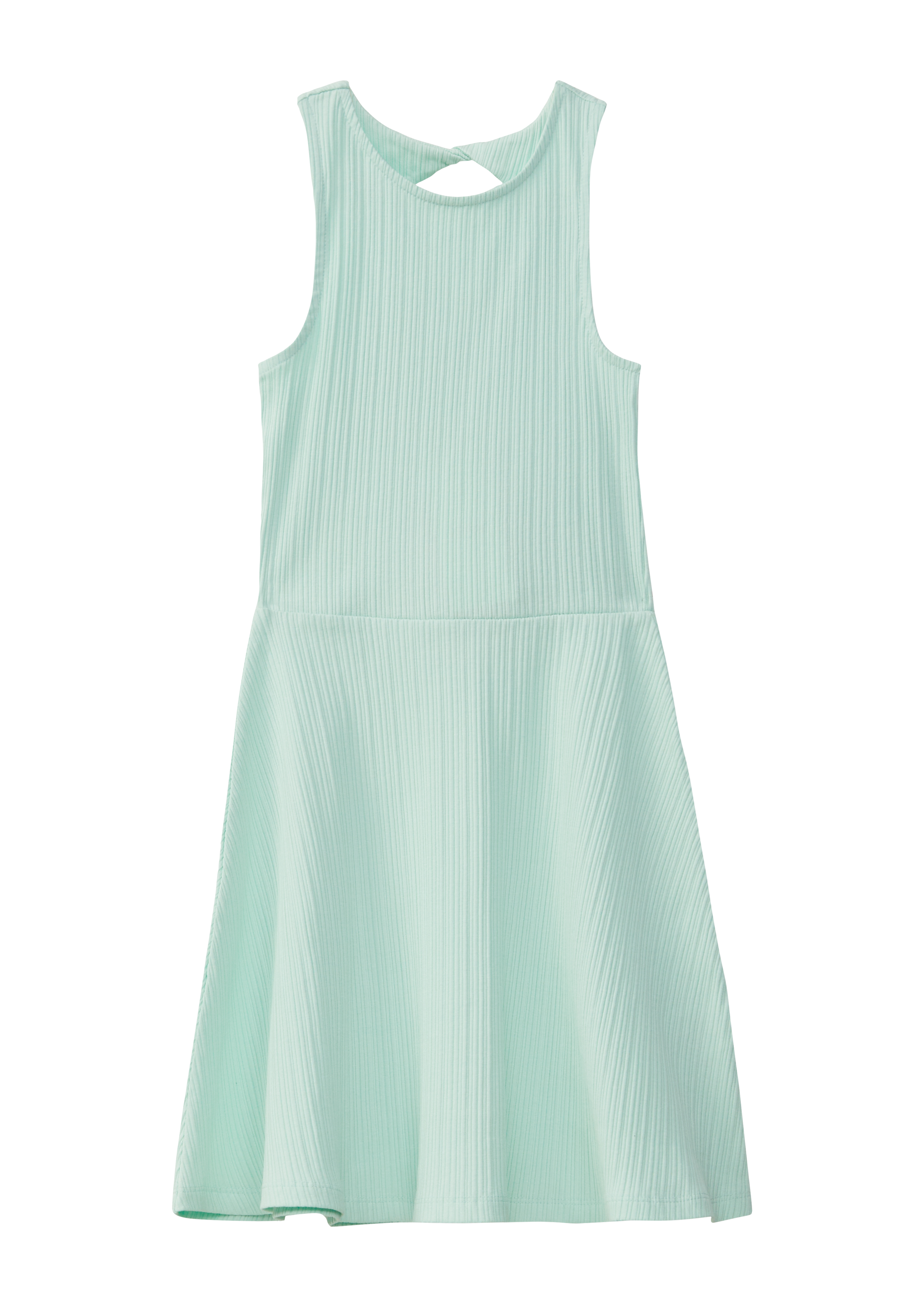 s.Oliver - Kurzes Kleid aus Rippware mit Cut-out, Mädchen, türkis