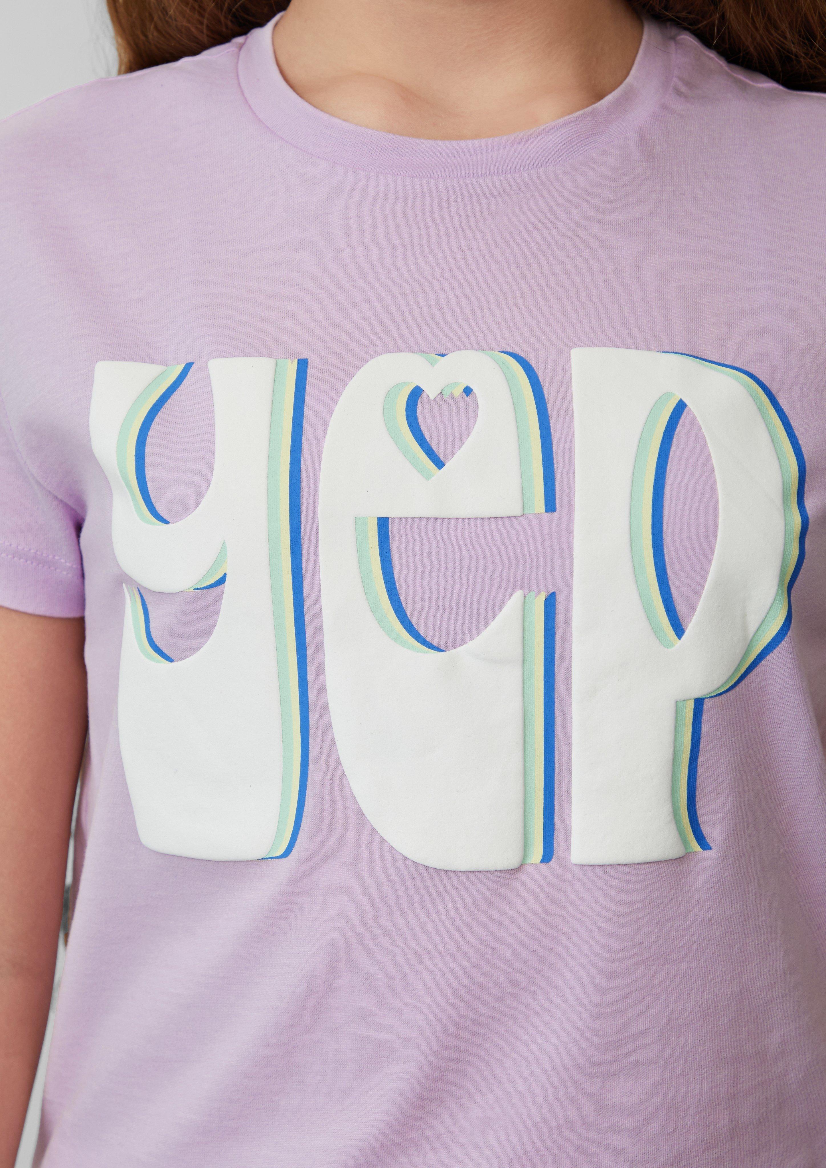 T-shirt in 4222 & 0100