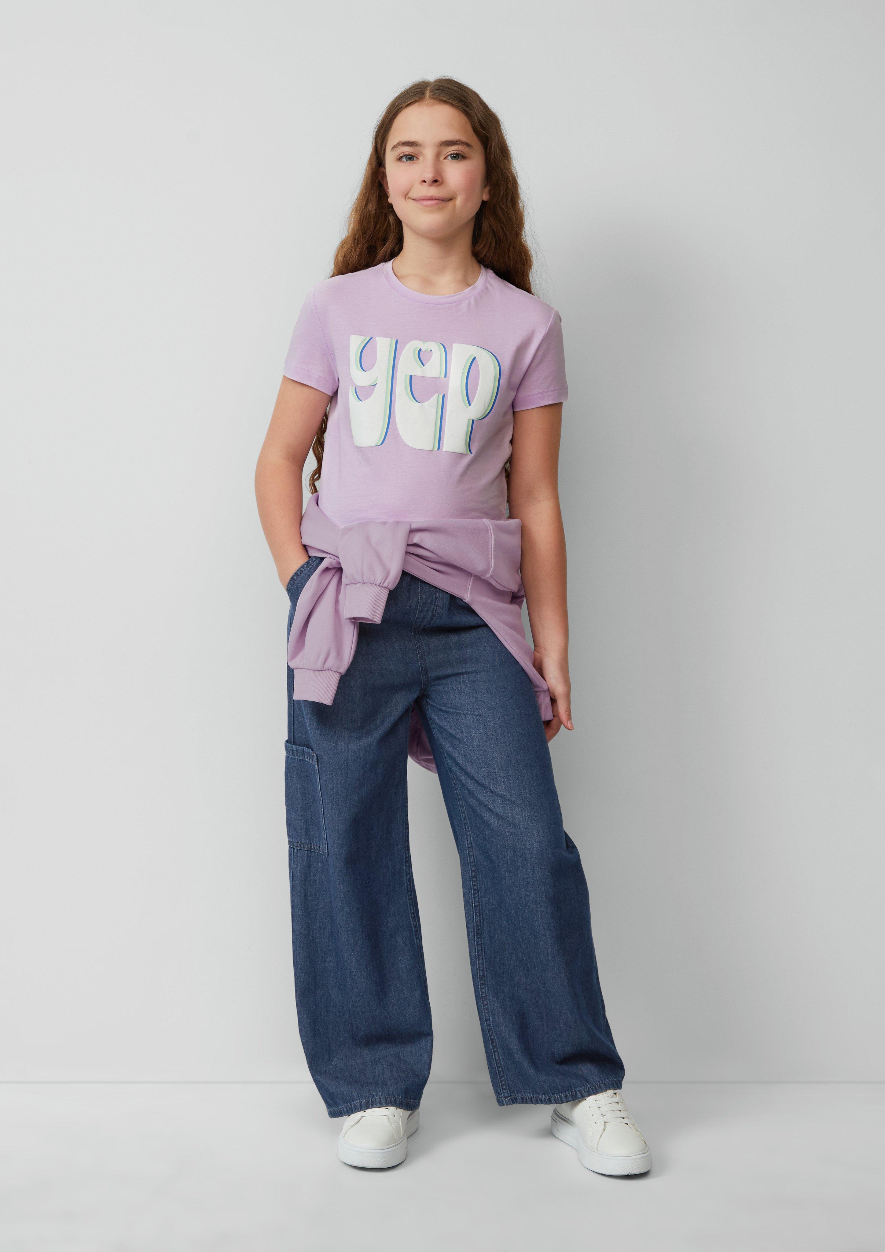 T-shirt in 4222 & 0100