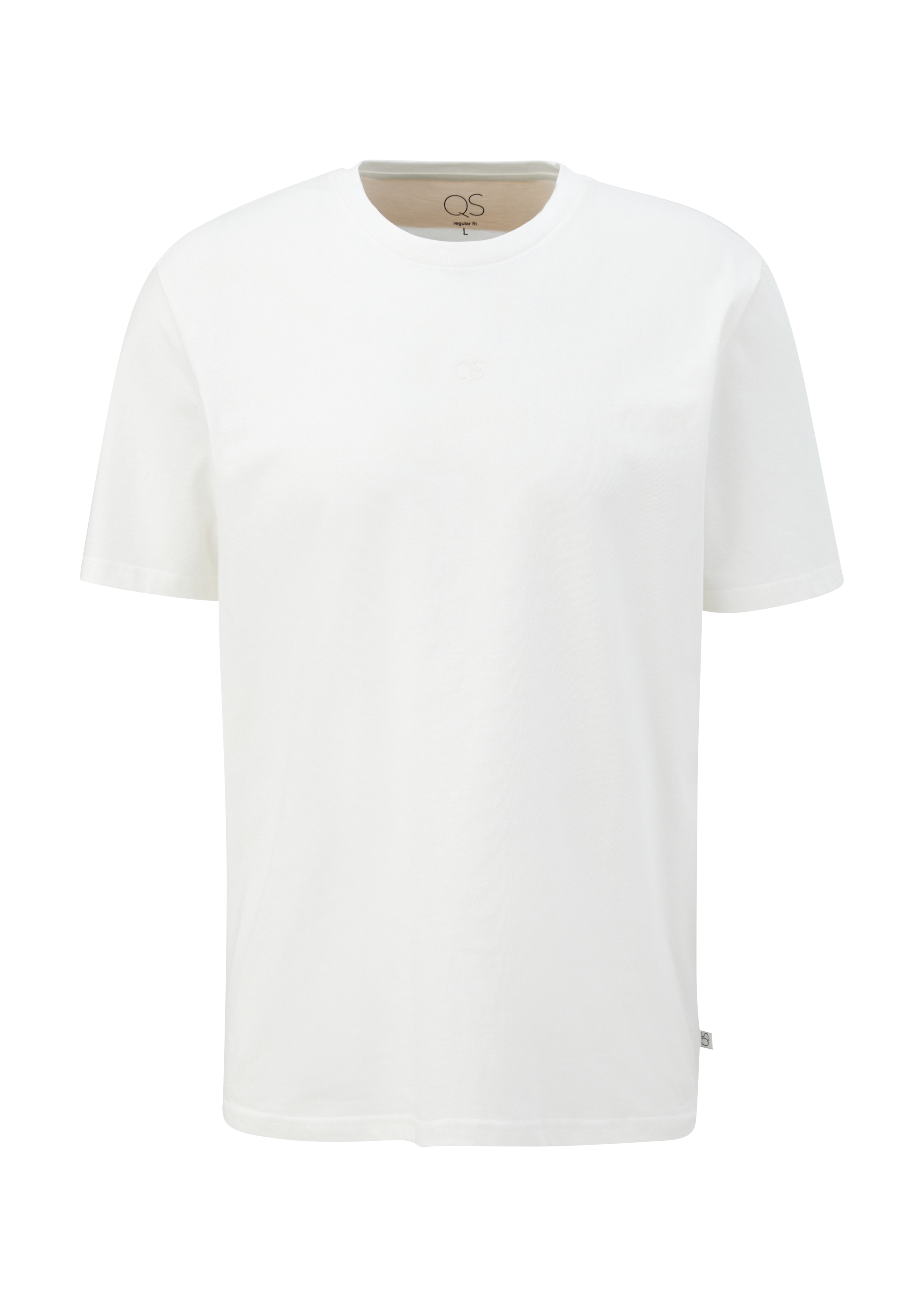 Basic T-shirt met ronde hals en logoprint