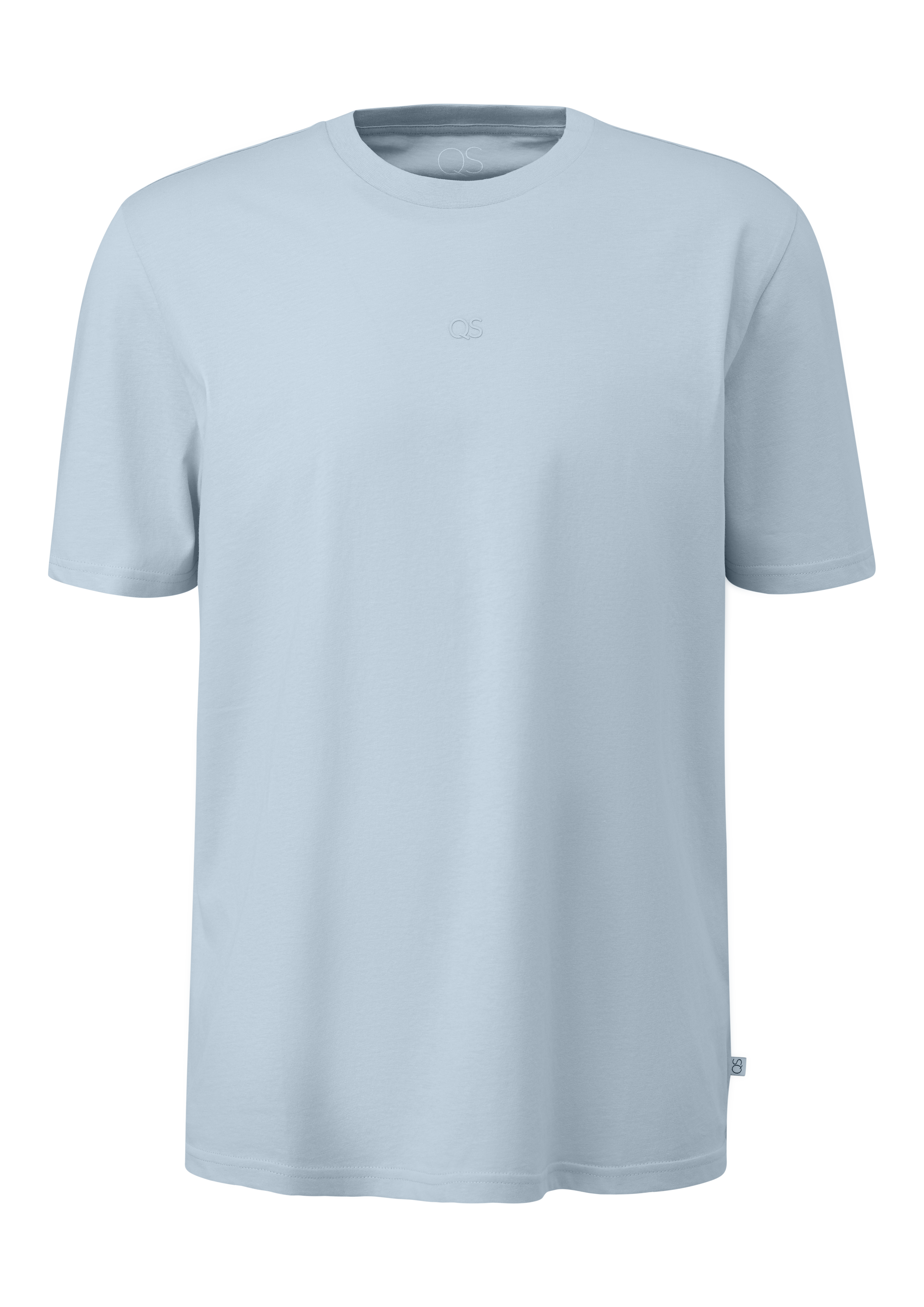 Basic T-shirt met ronde hals en logoprint