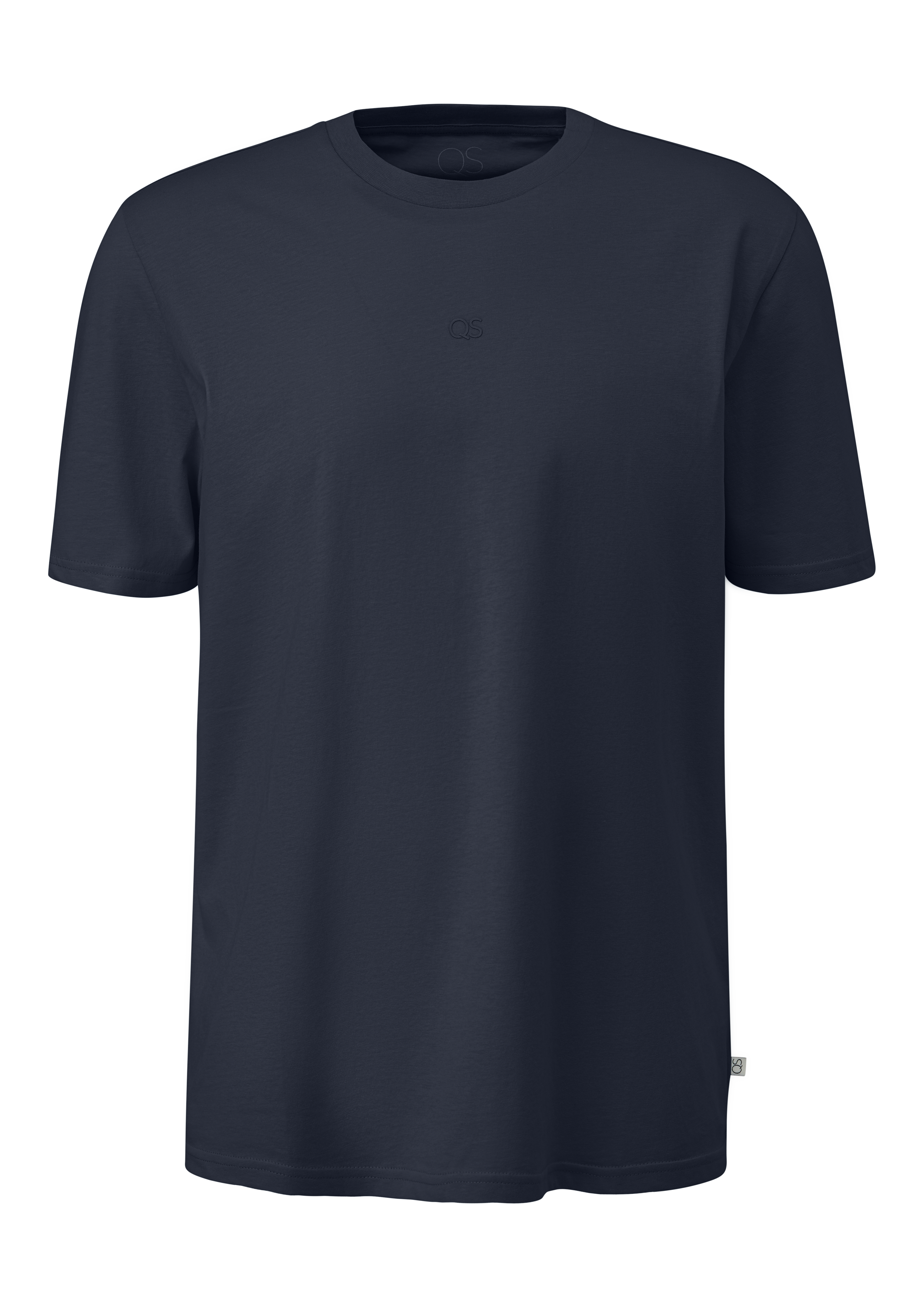 Basic T-shirt met ronde hals en logoprint