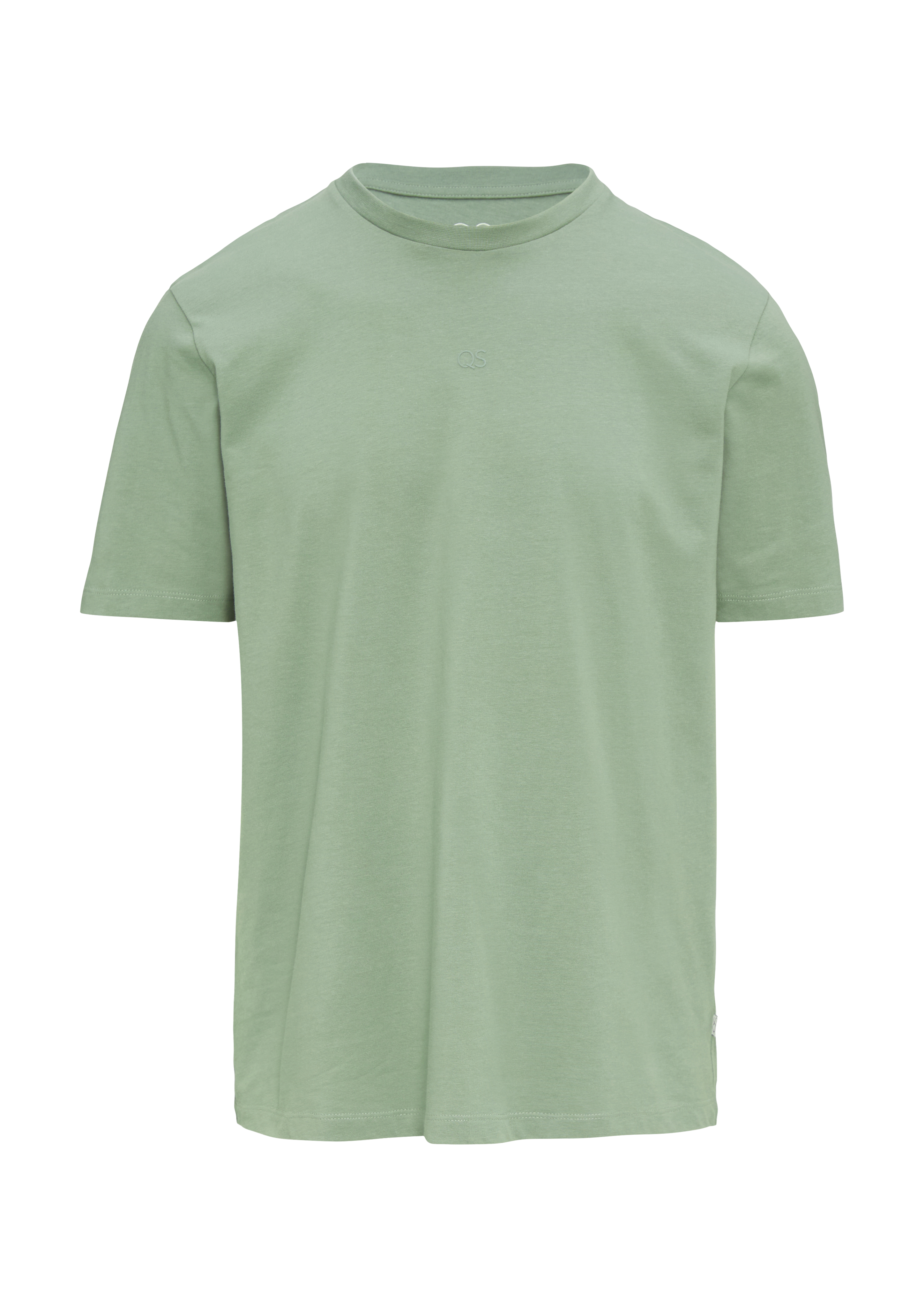 Basic T-shirt met ronde hals en logoprint