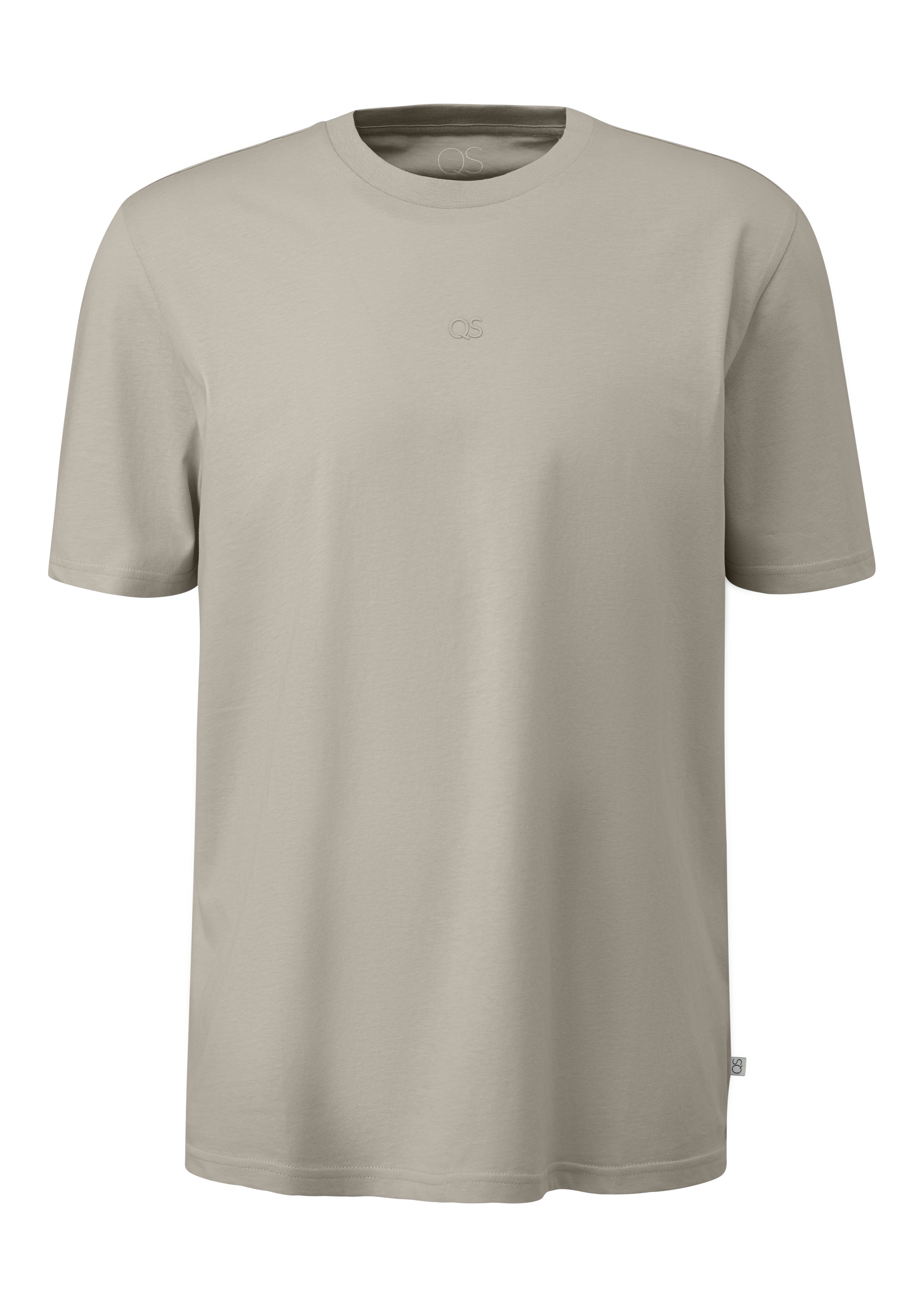 Basic T-shirt met ronde hals en logoprint