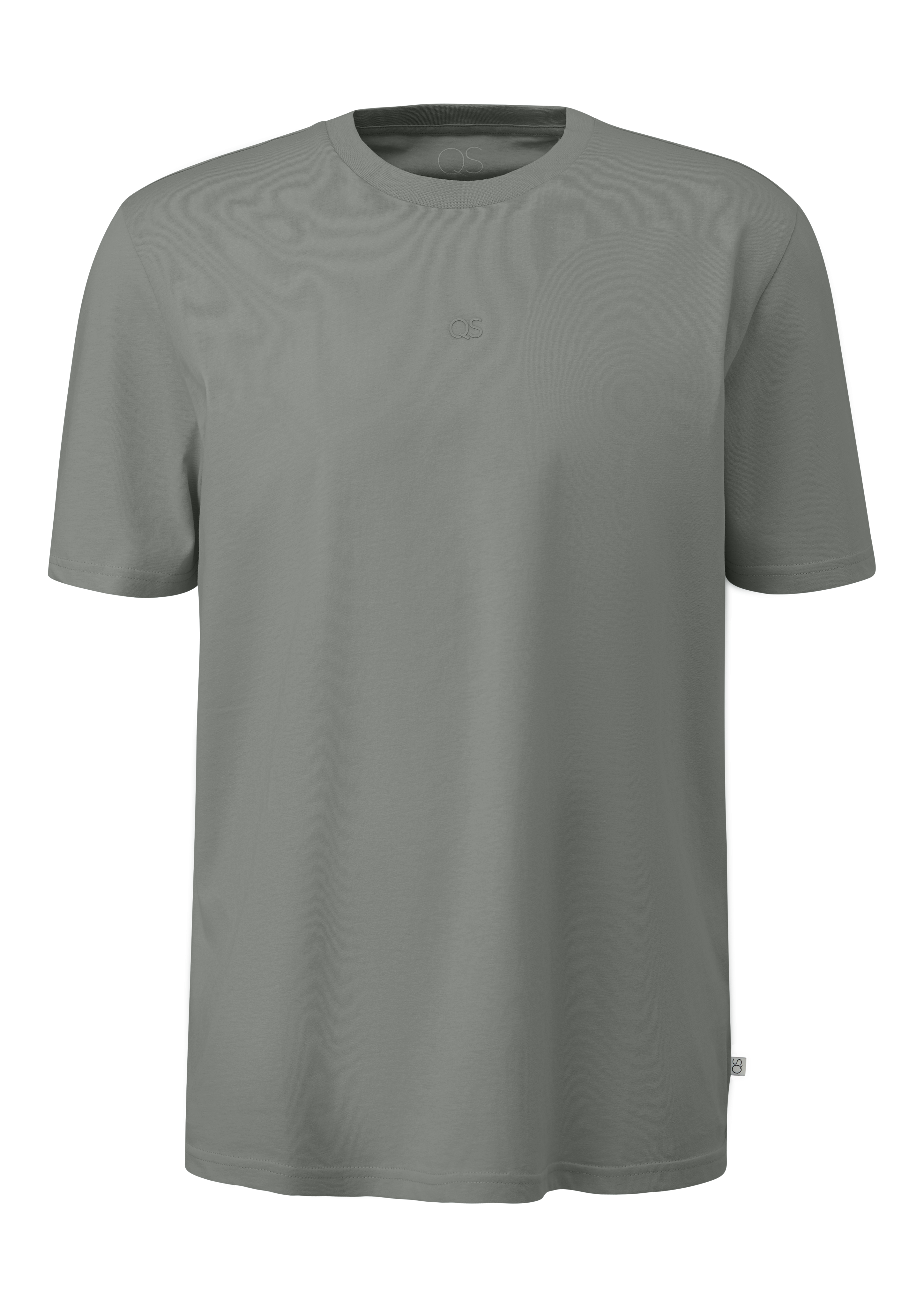 Basic T-shirt met ronde hals en logoprint