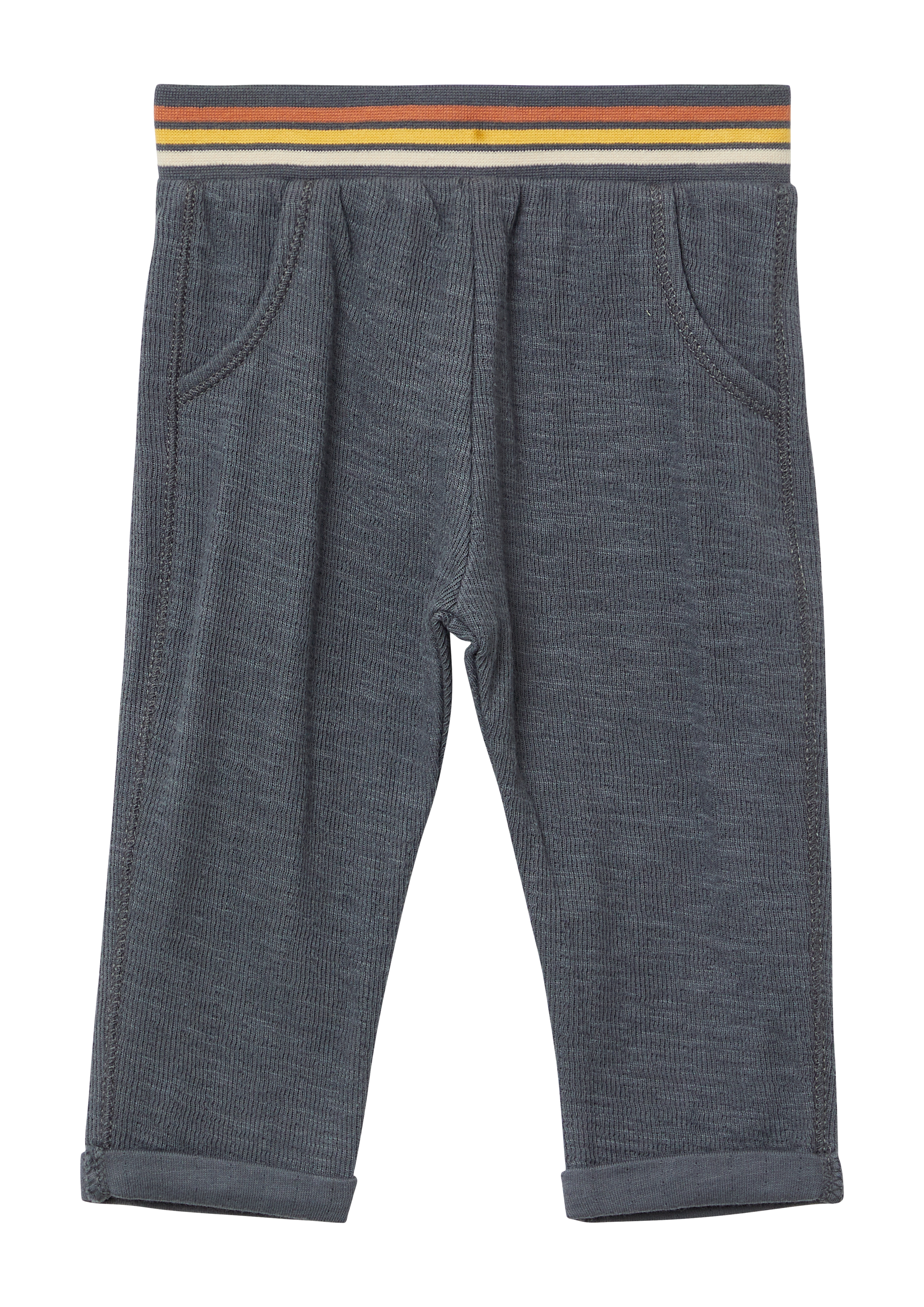 s.Oliver - Strukturierte Sweatpants mit Rippbund, Babys, grau