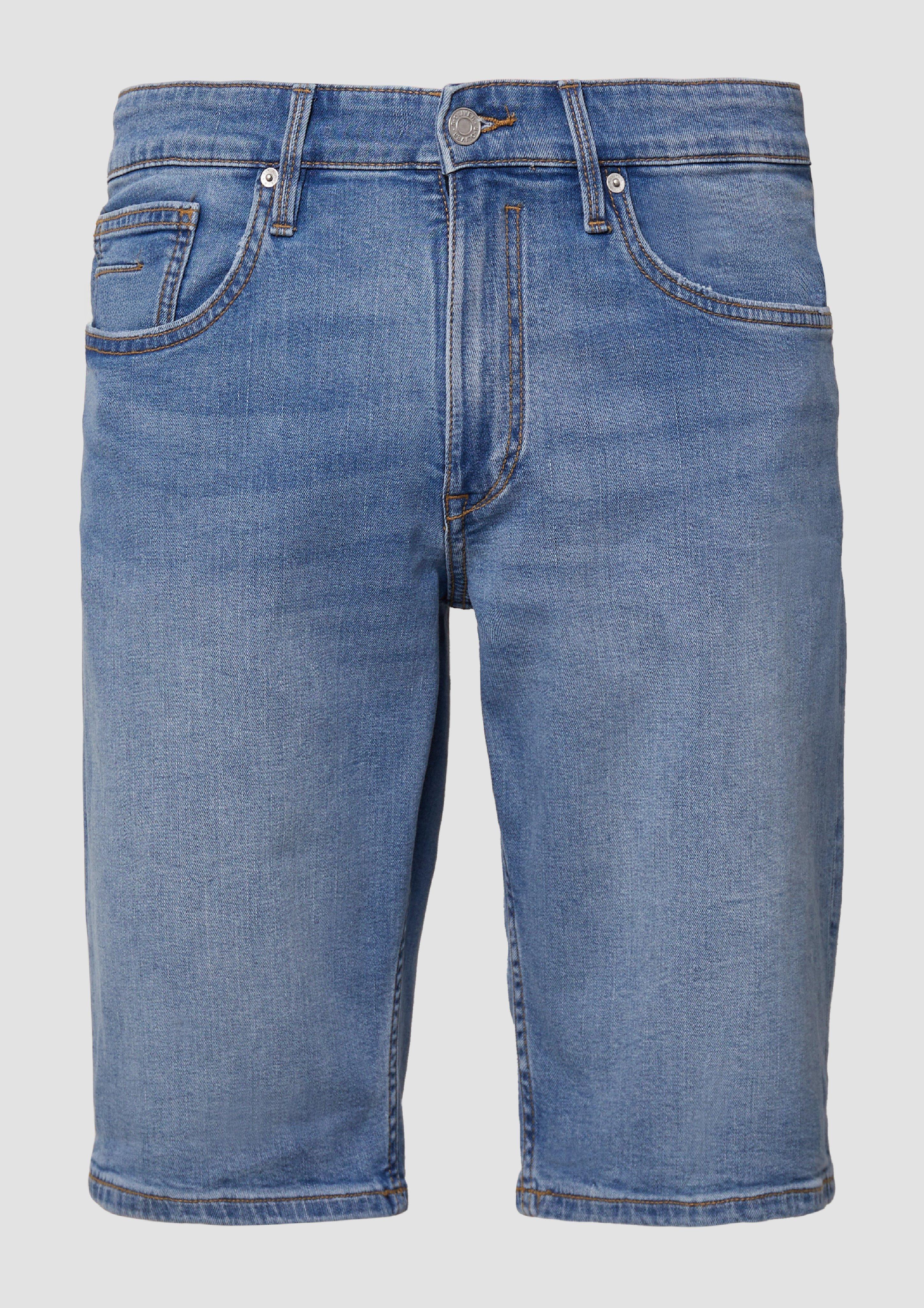 s.Oliver - Bermuda-Jeans / Regular Fit / Mid Rise / Straight Leg, Herren, blau