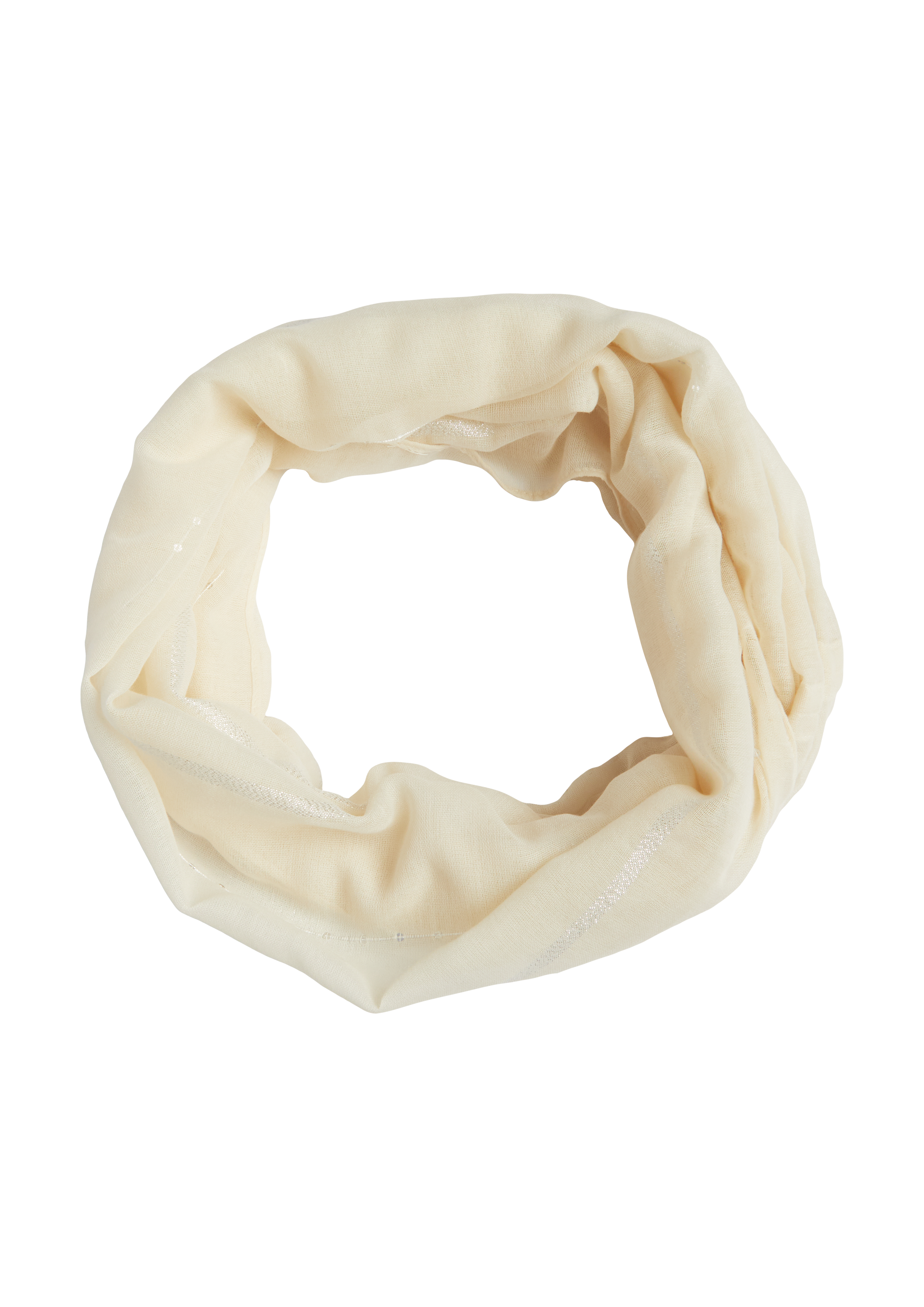 s.Oliver - Snood mit Glitzergarn und Pailletten, Damen, Beige