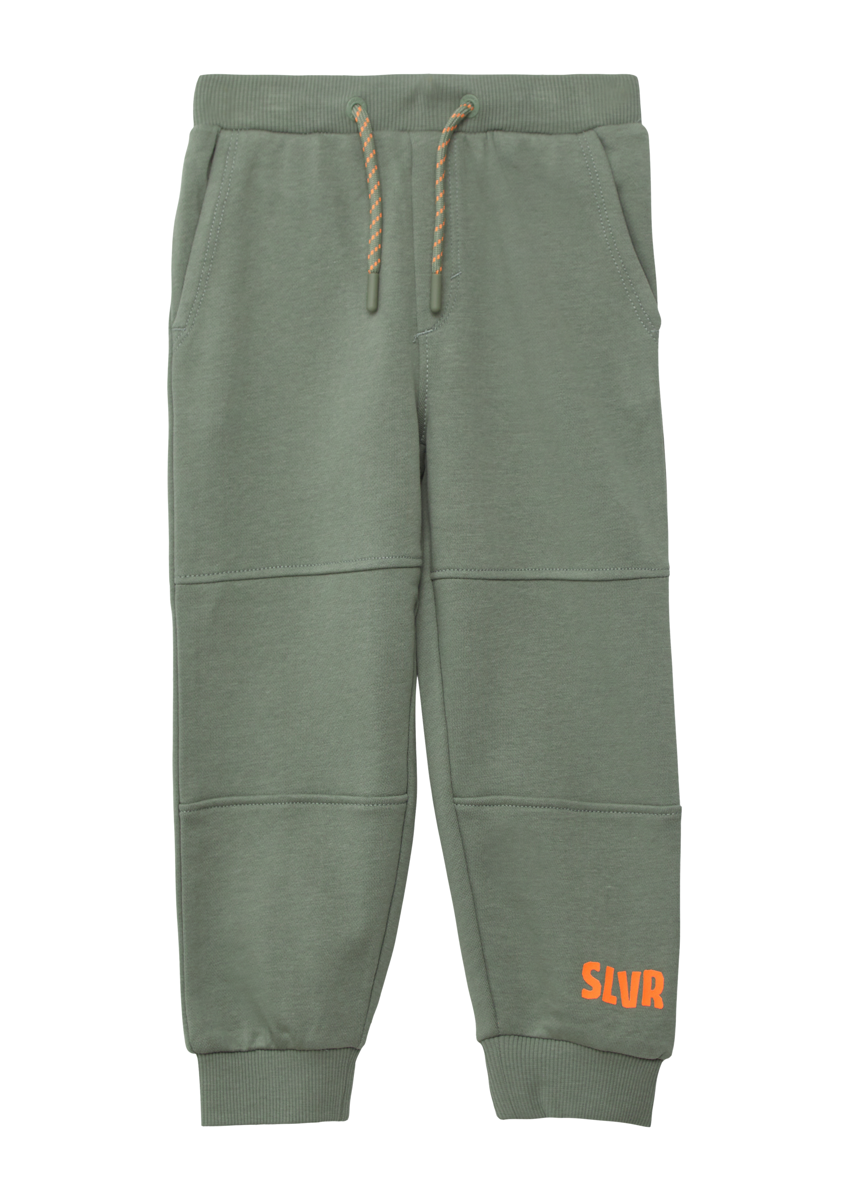 s.Oliver - Jogpants mit Print und Weitenregulierung, Kinder, Grün